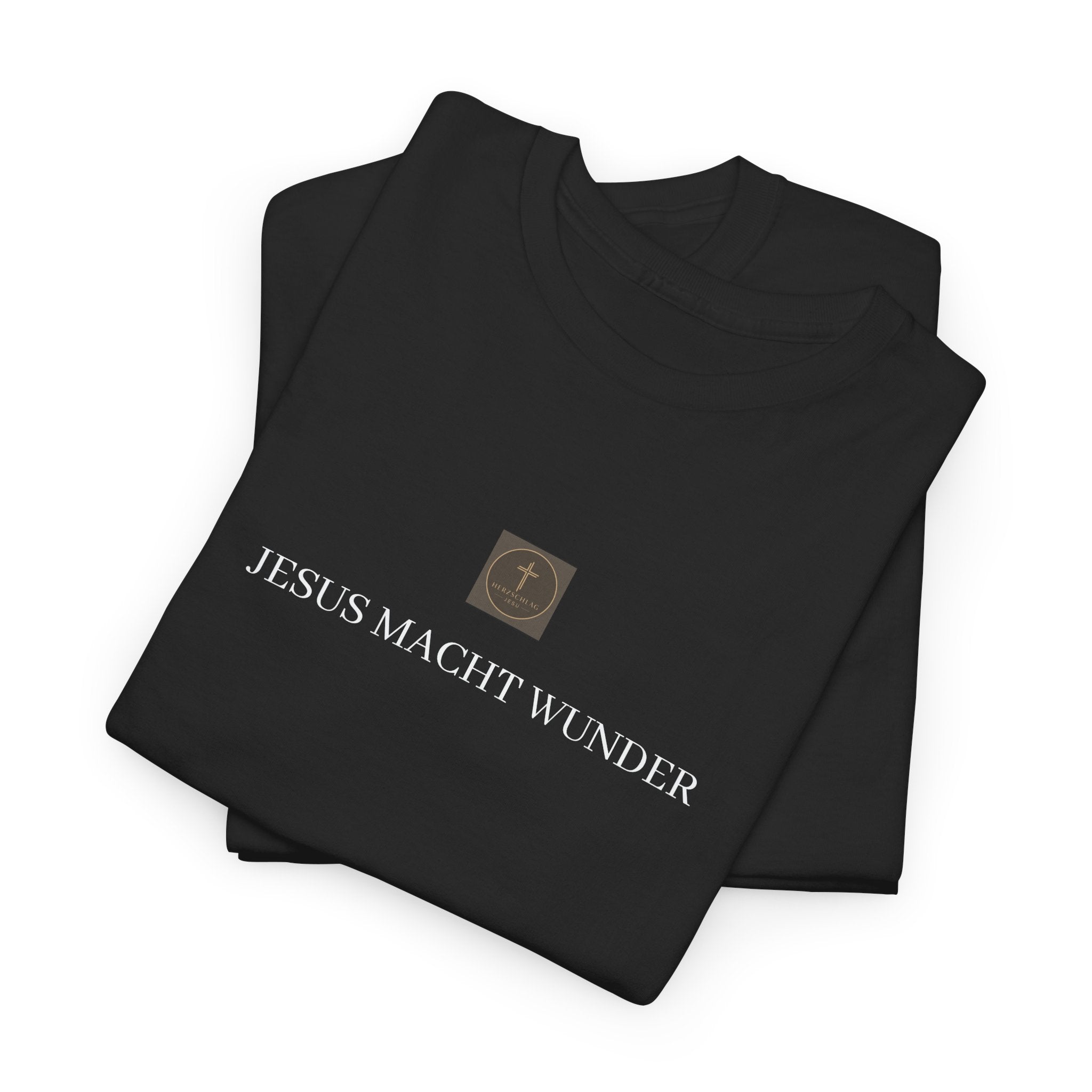 ,,JESUS MACHT WUNDER,, - Schlichtes T-Shirt