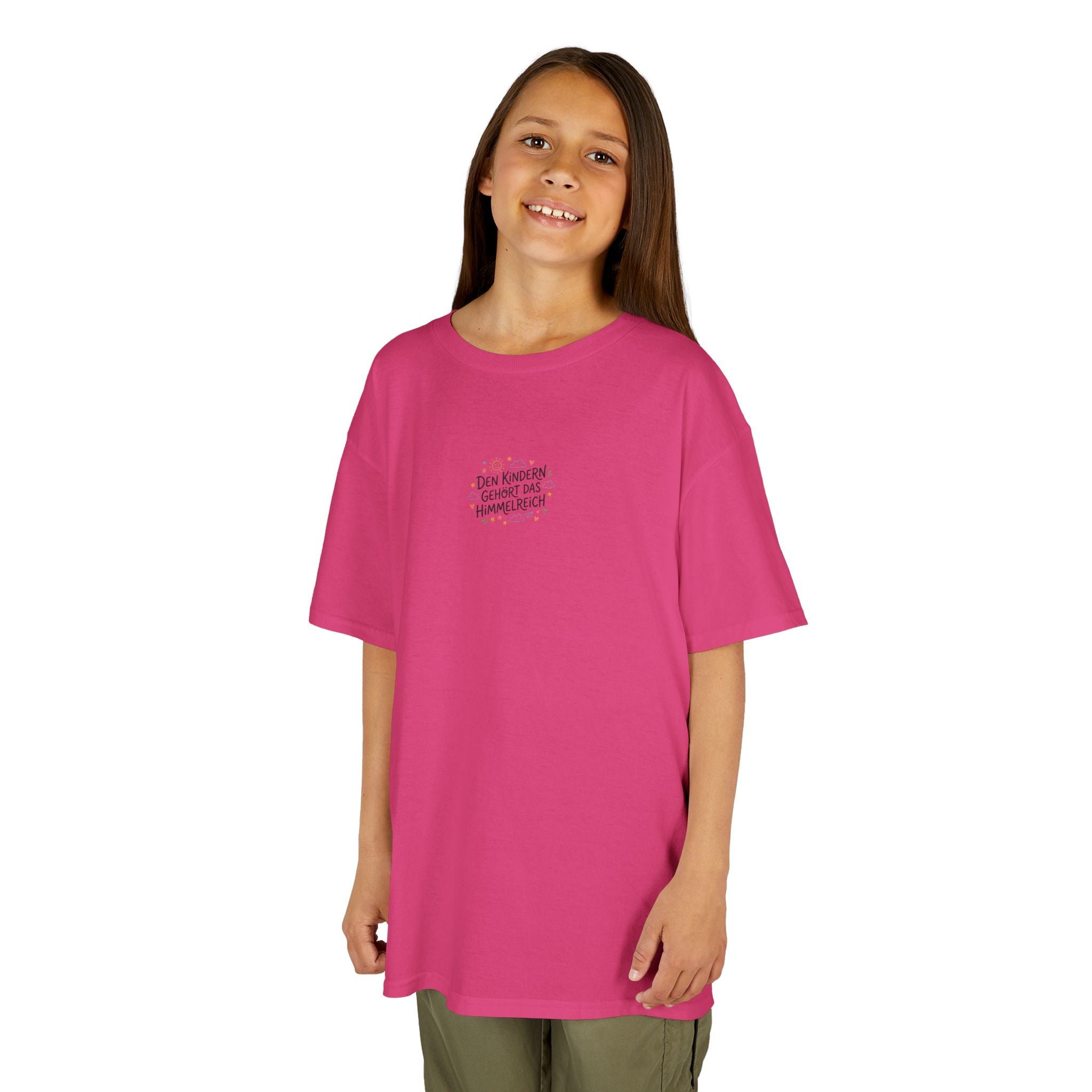 Kinder T‑Shirt — "Den Kindern gehört das Himmelreich"