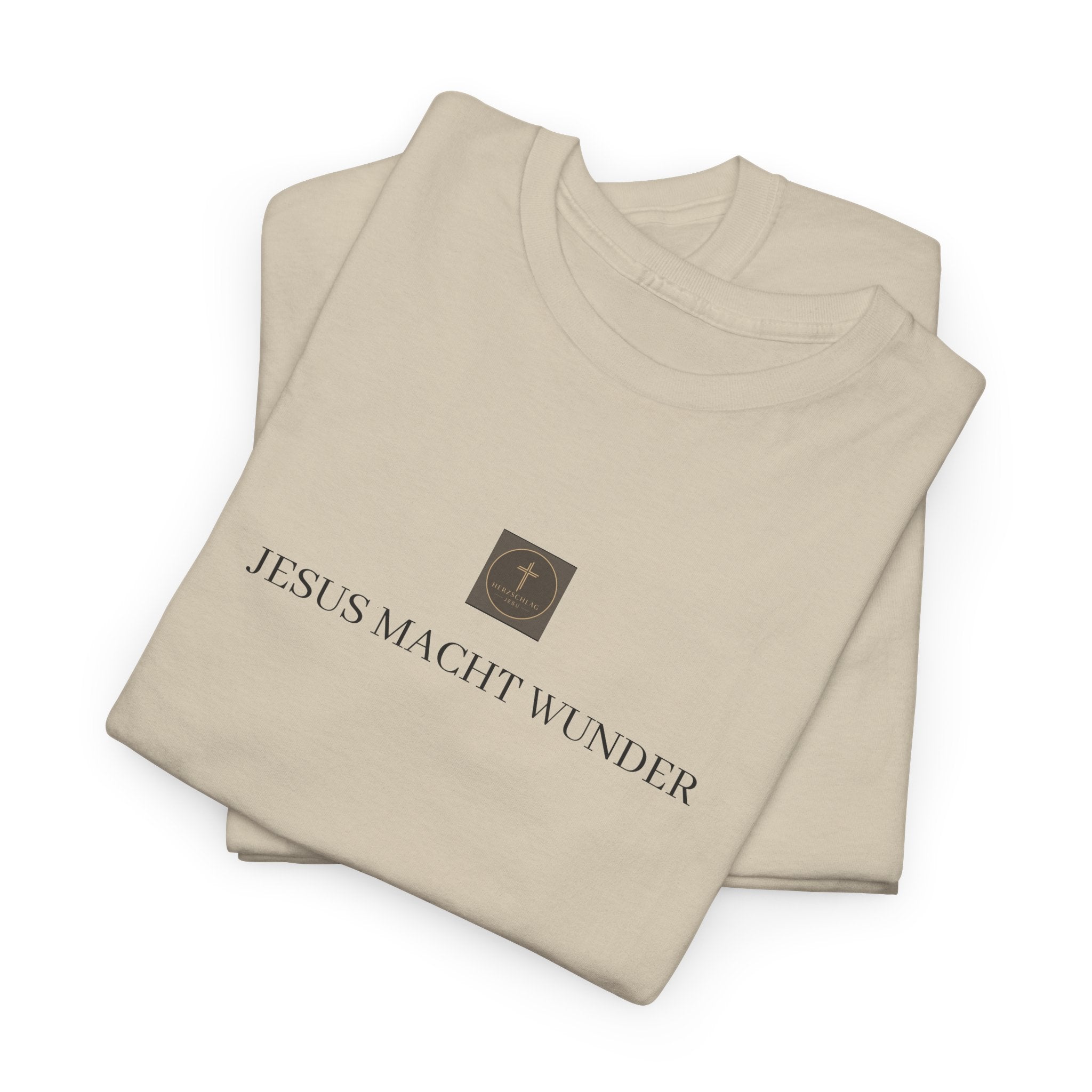 ,,JESUS MACHT WUNDER,, - Schlichtes T-Shirt