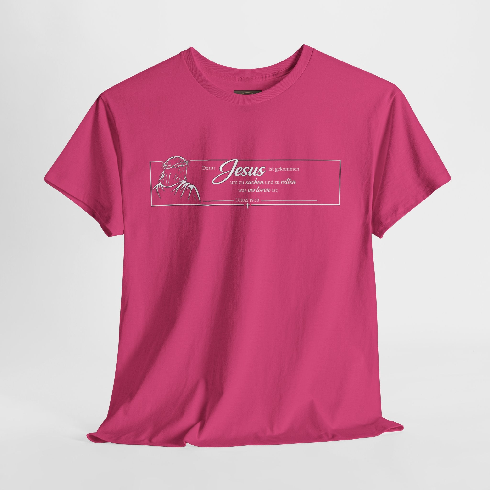 Lukas 19:10 ..Denn Jesus ist gekommen um zu suchen und zu retten was verloren ist,, Design T-Shirt