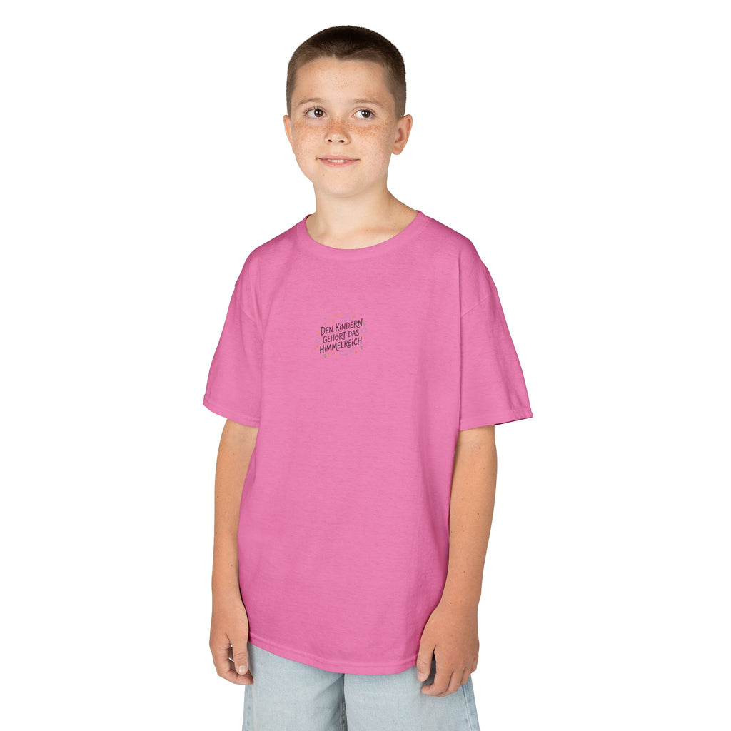 Kinder T‑Shirt — "Den Kindern gehört das Himmelreich"