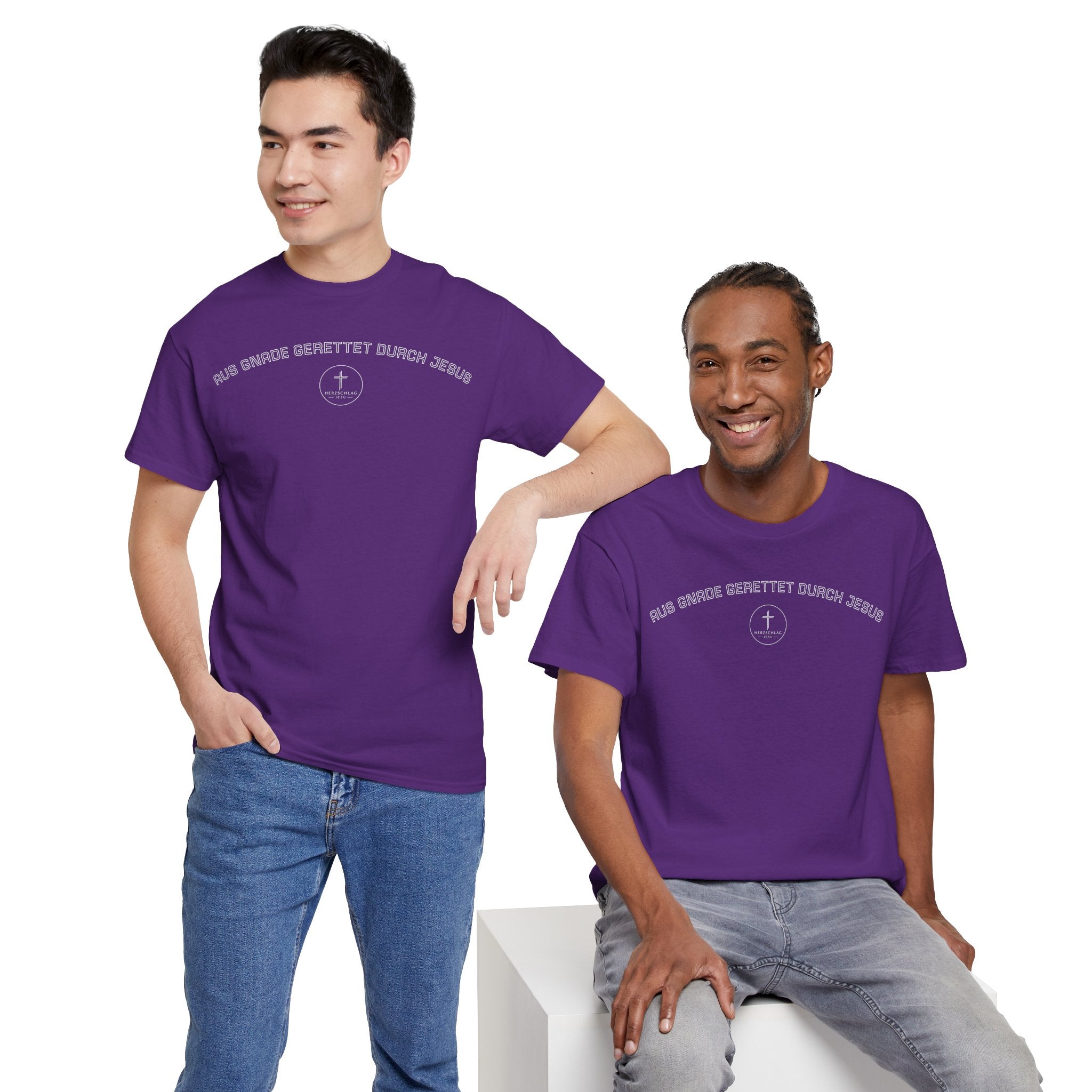 ,,Aus Gnade Gerettet durch Jesus,, T-Shirt
