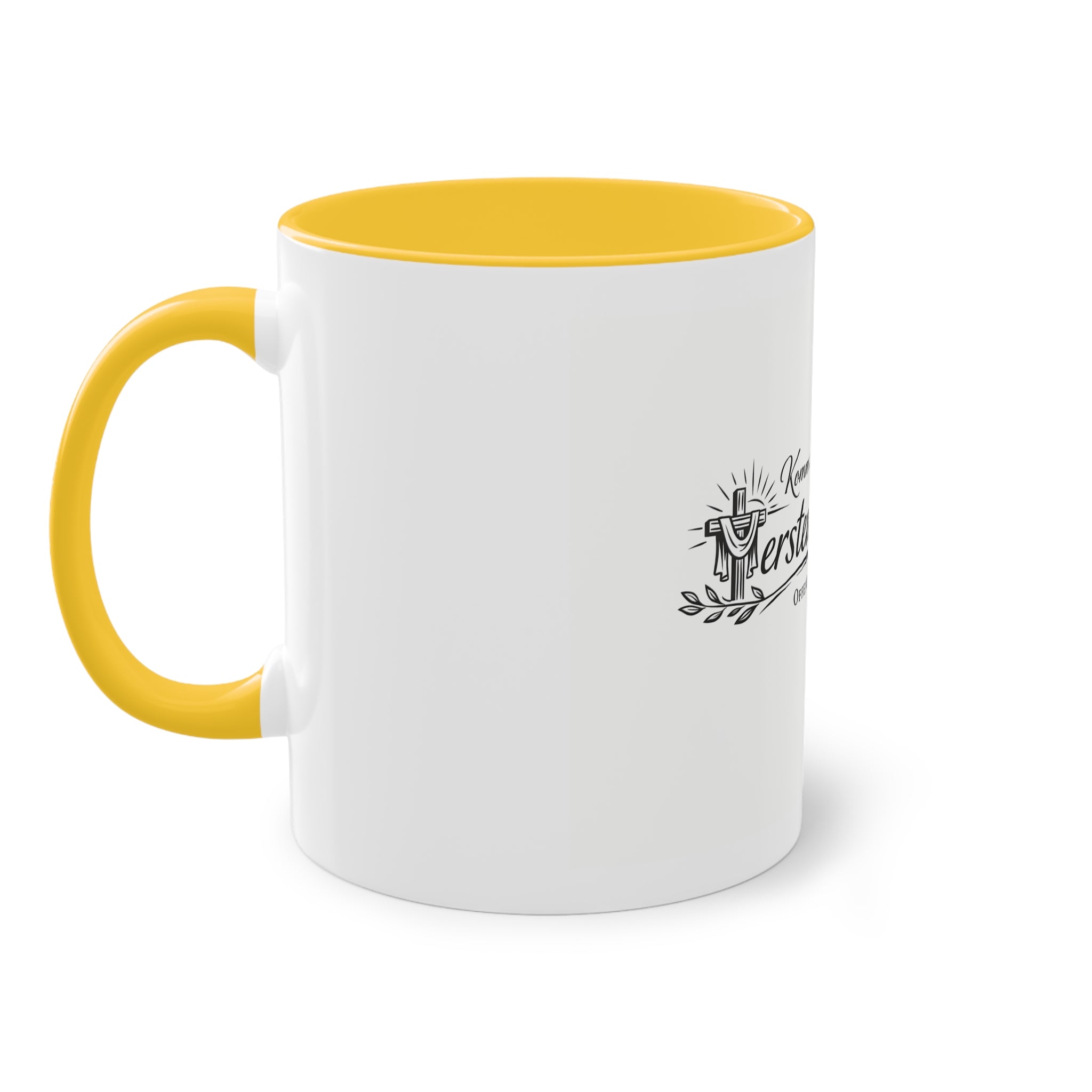 Komm zurück zur ersten Liebe Offenbarung 2,4 Design Tasse