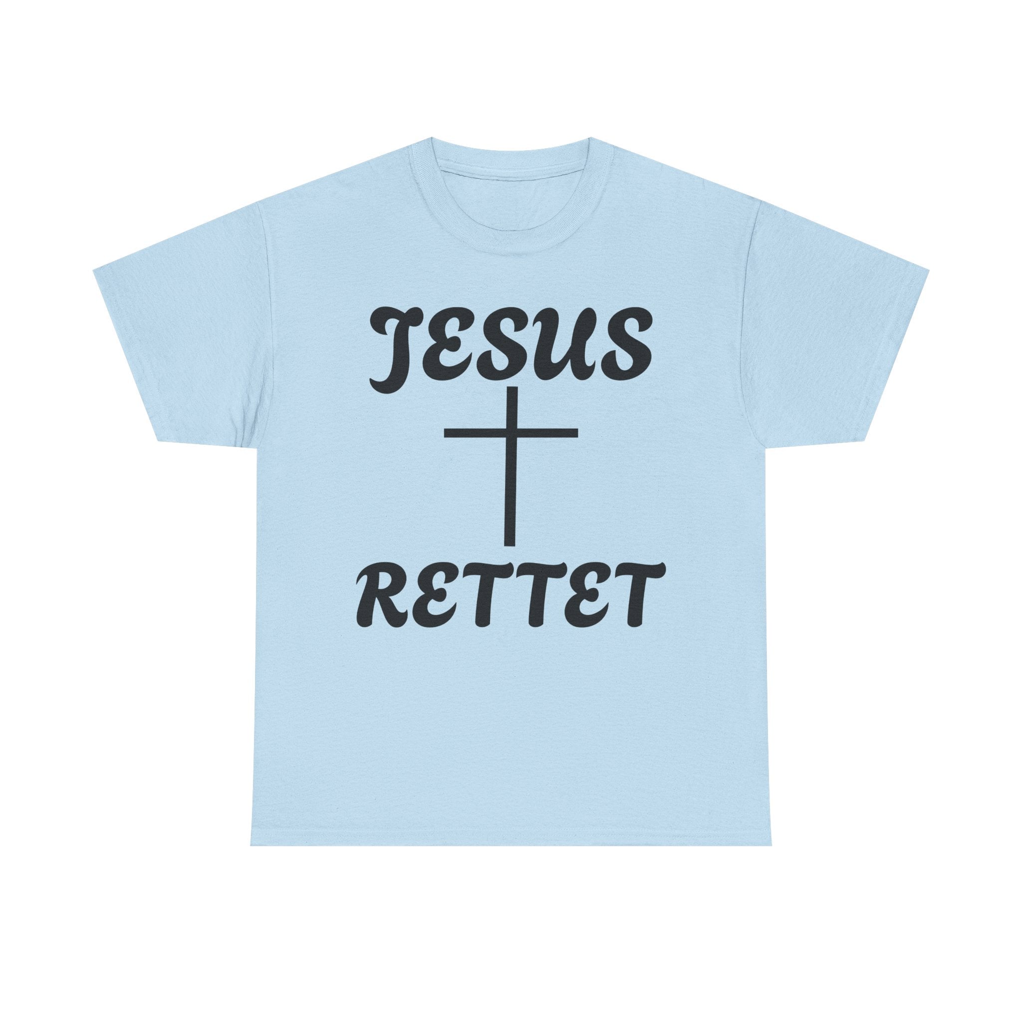 JESUS RETTET T-Shirt mit Kreuz