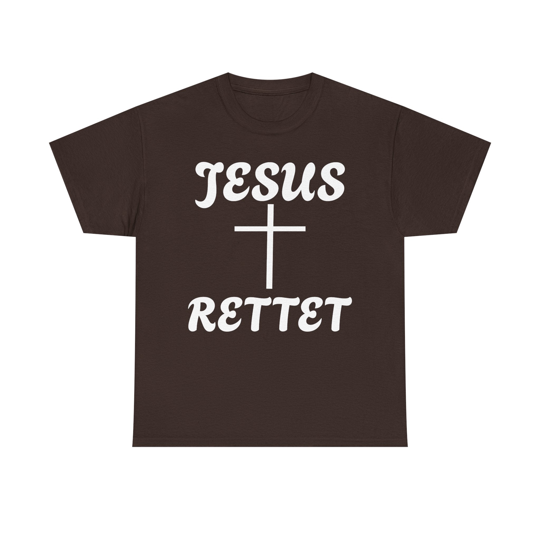 JESUS RETTET T-Shirt mit Kreuz