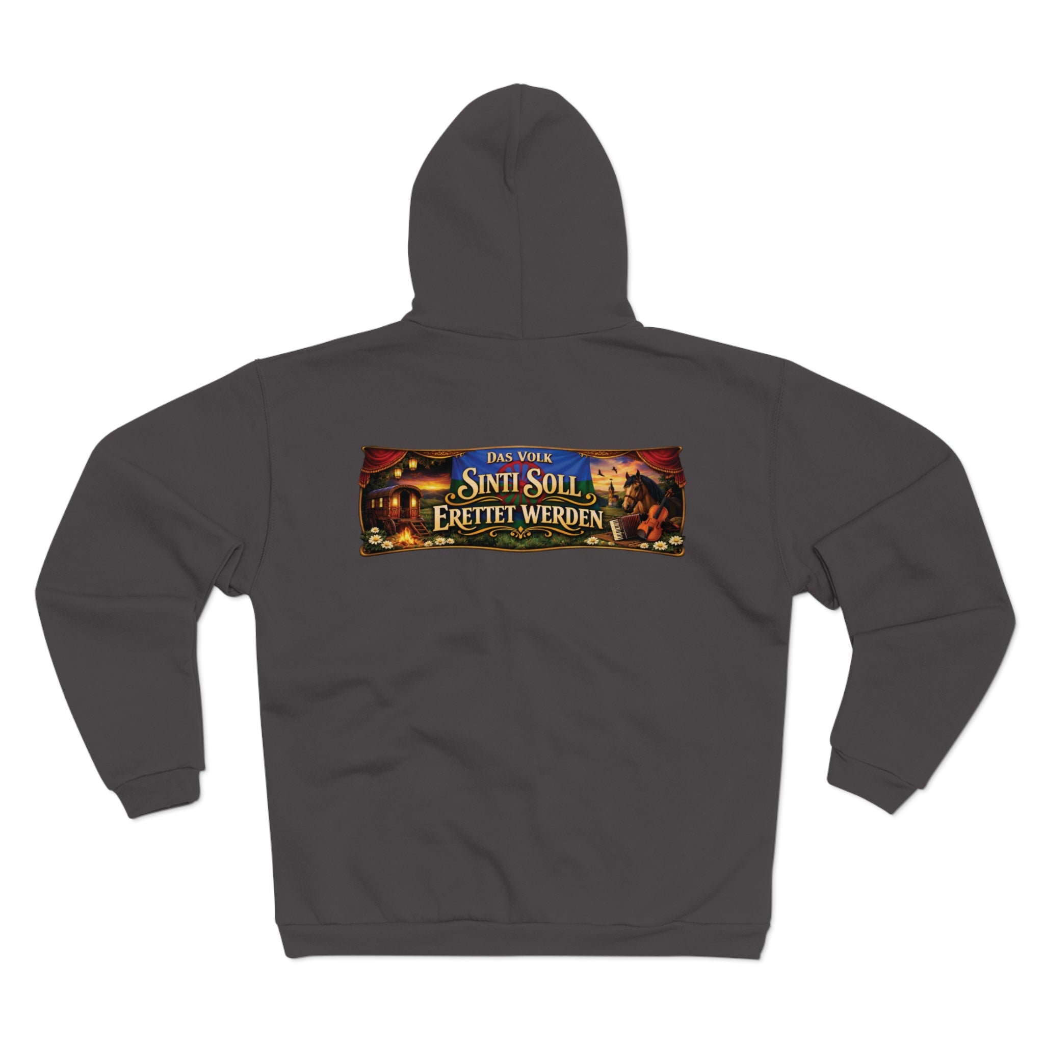,,Das Volk Sinti soll Errettet werden,,  Design Zip Hoodie
