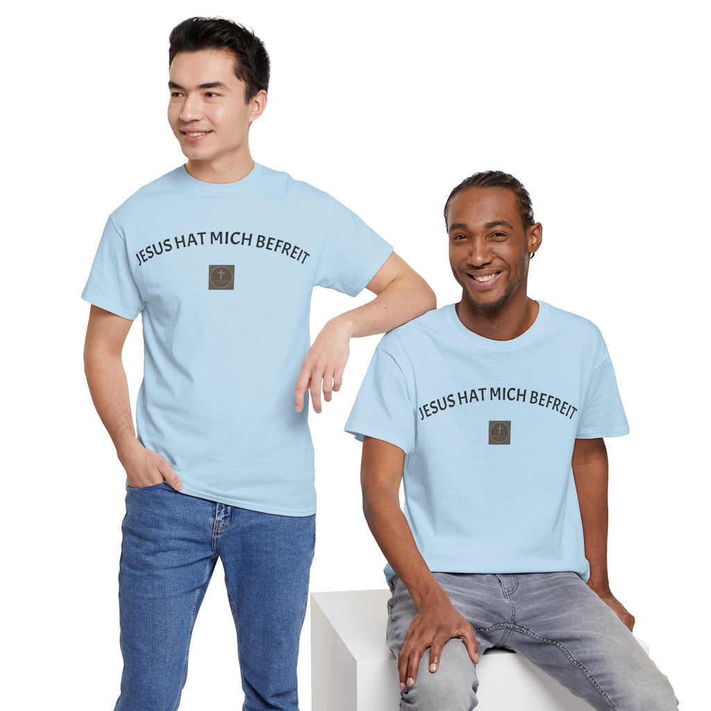 ,,Jesus hat mich befreit,, - Trage dein Zeugnis - T-Shirt