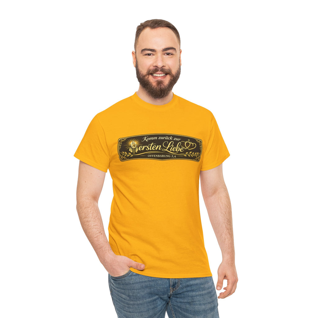 ,,Komm zurück zur ersten Liebe,, Offenbarung 2,4 Design T-Shirt