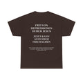 ,,Frei von Depressionen durch Jesus,, - Trage dein Zeugnis - T-Shirt