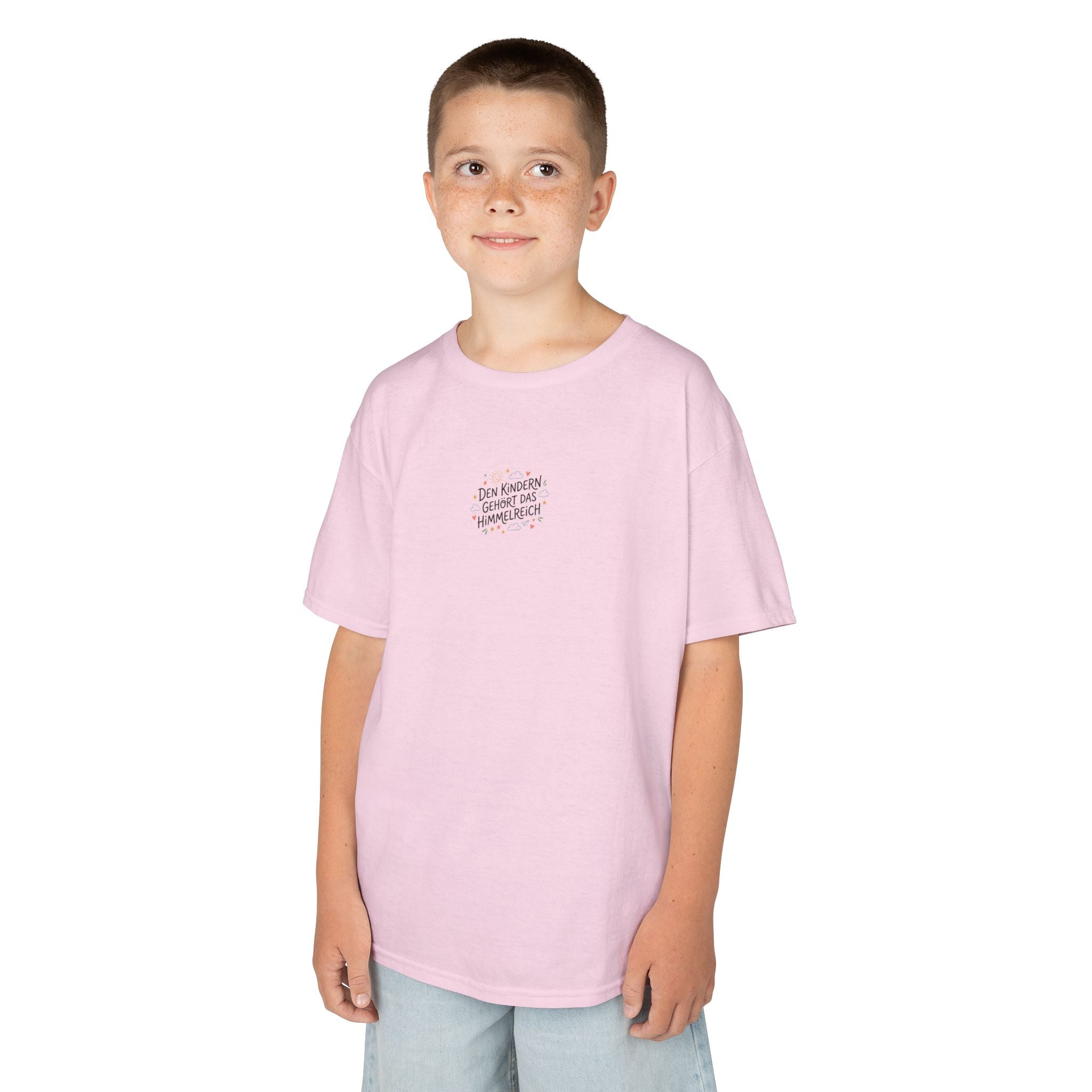 Kinder T‑Shirt — "Den Kindern gehört das Himmelreich"