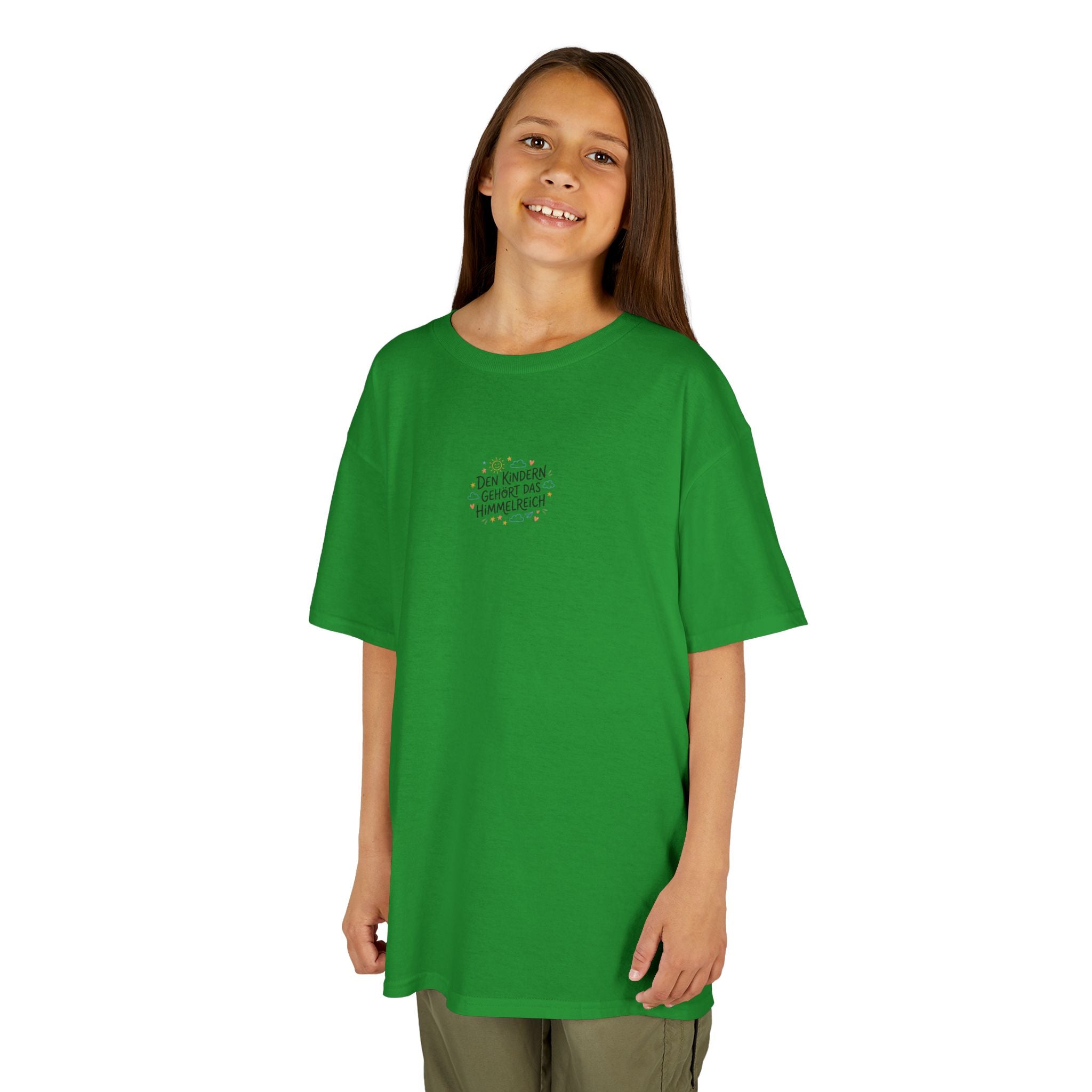 Kinder T‑Shirt — "Den Kindern gehört das Himmelreich"