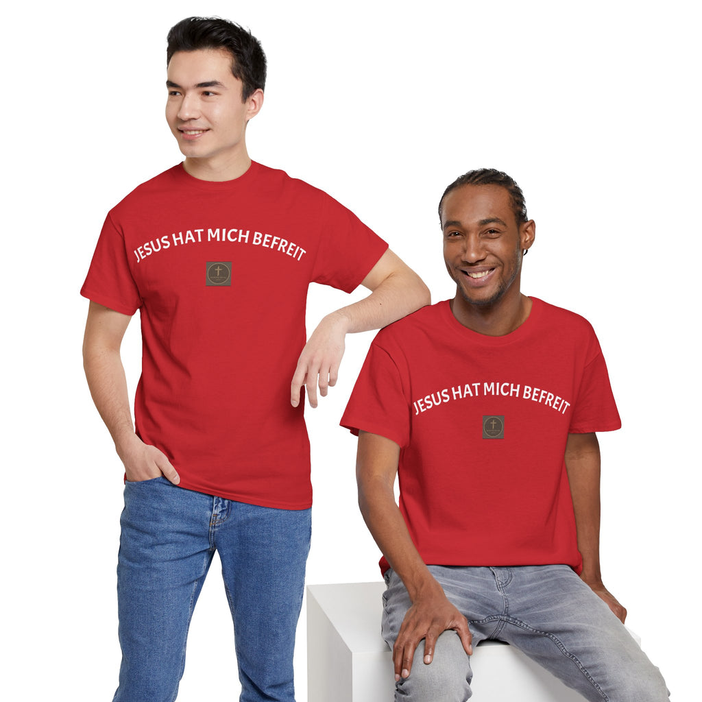 ,,Jesus hat mich befreit,, - Trage dein Zeugnis - T-Shirt