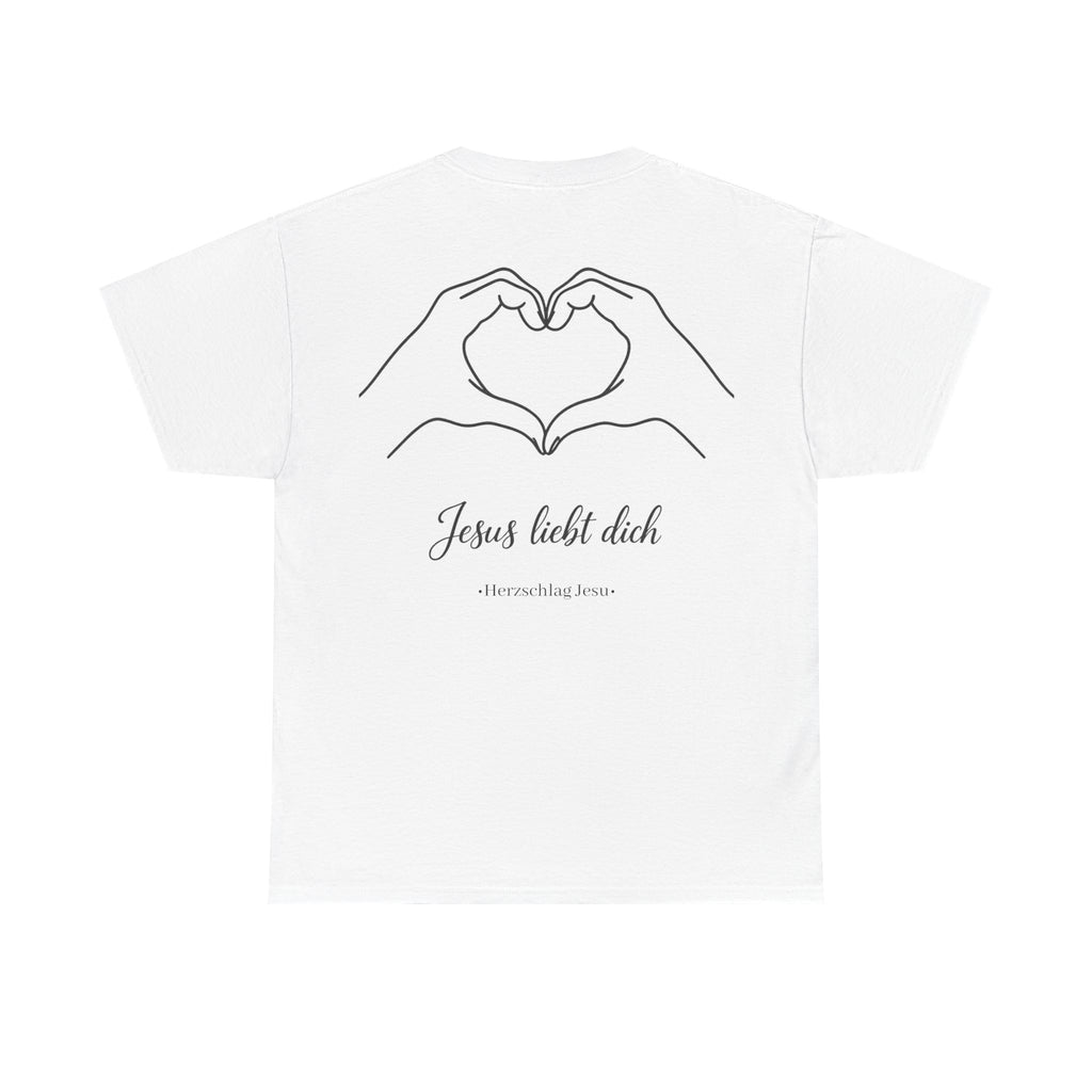 Jesus liebt dich - Händeherz T-Shirt