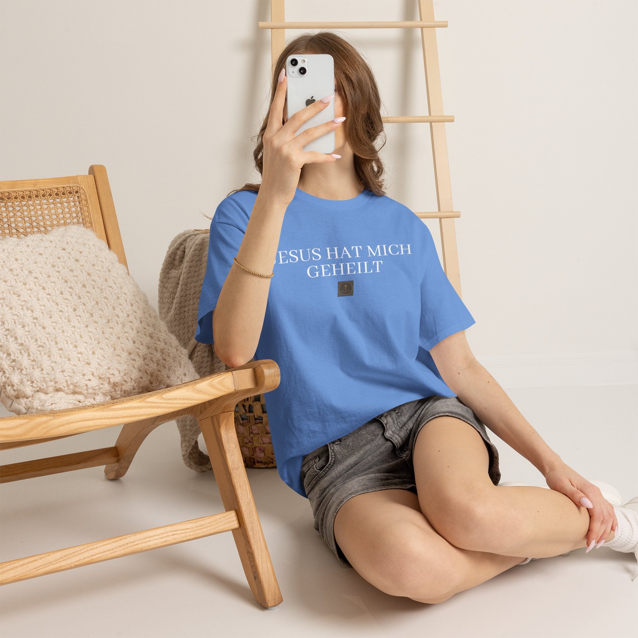 ,,Jesus hat mich geheilt,, - Trage dein Zeugnis - T-Shirt