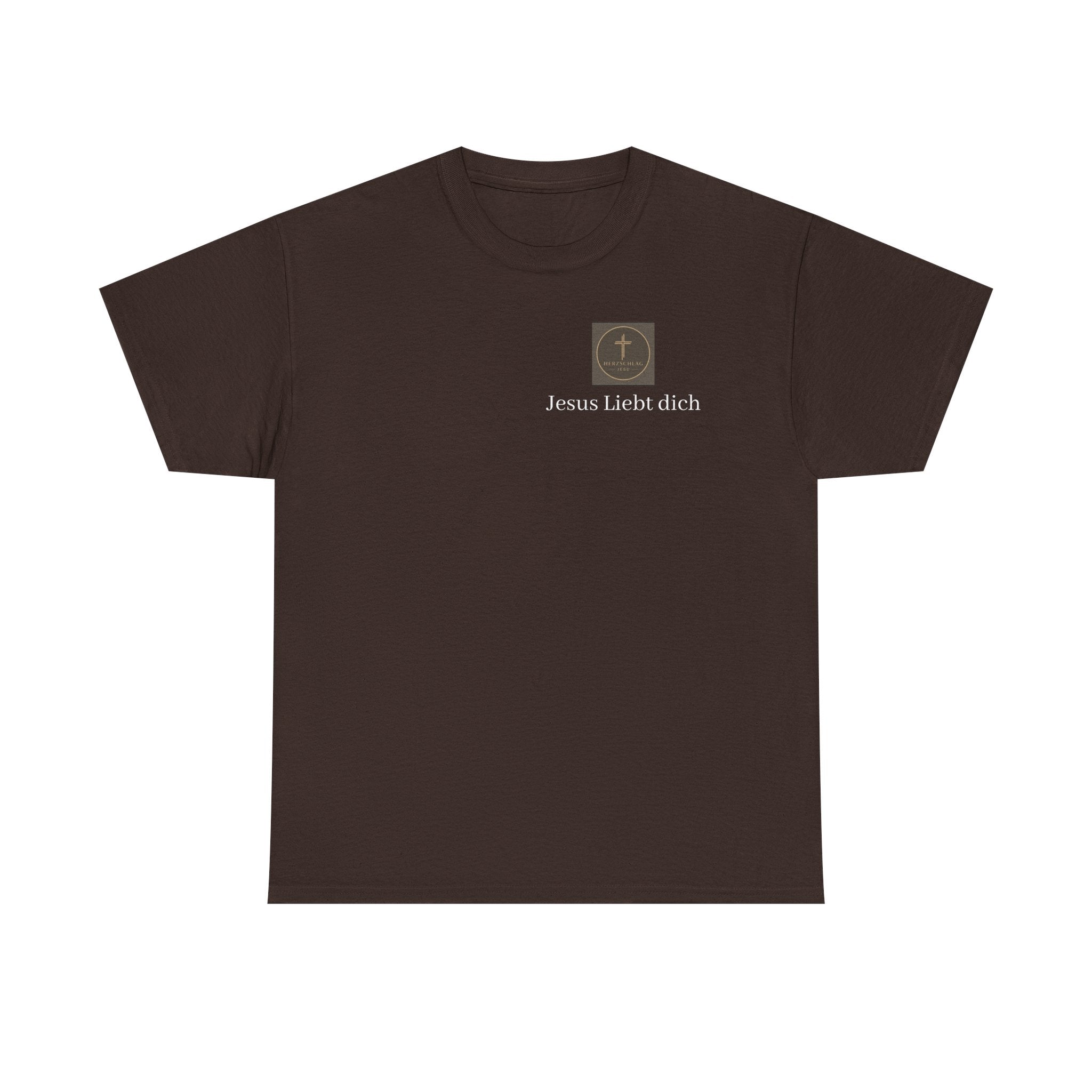 ,,Jesus Liebt dich,, - T-Shirt mit Herzschlag Jesu Logo
