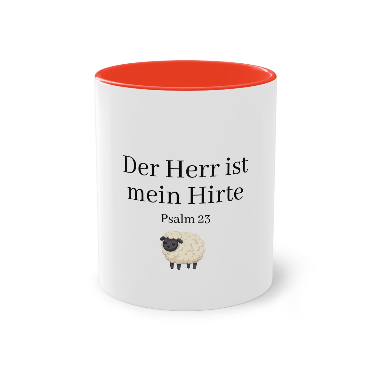 ,,Der Herr ist mein Hirte,, Psalm 23 -Tasse