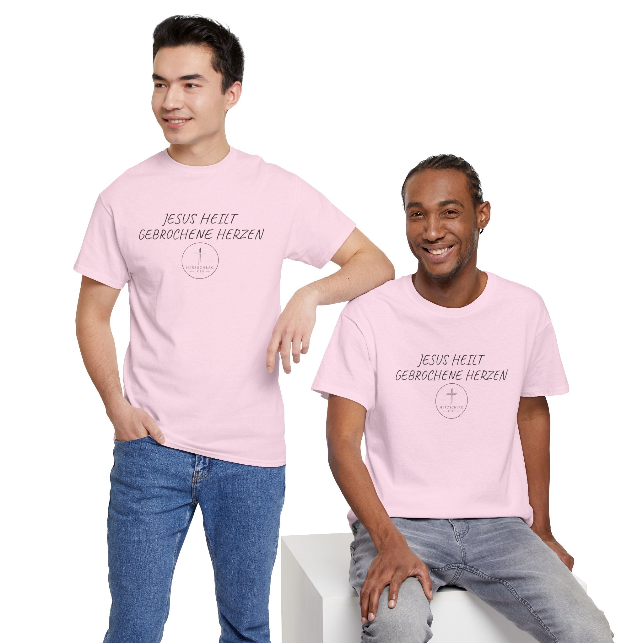 Jesus heilt gebrochene Herzen T-Shirt
