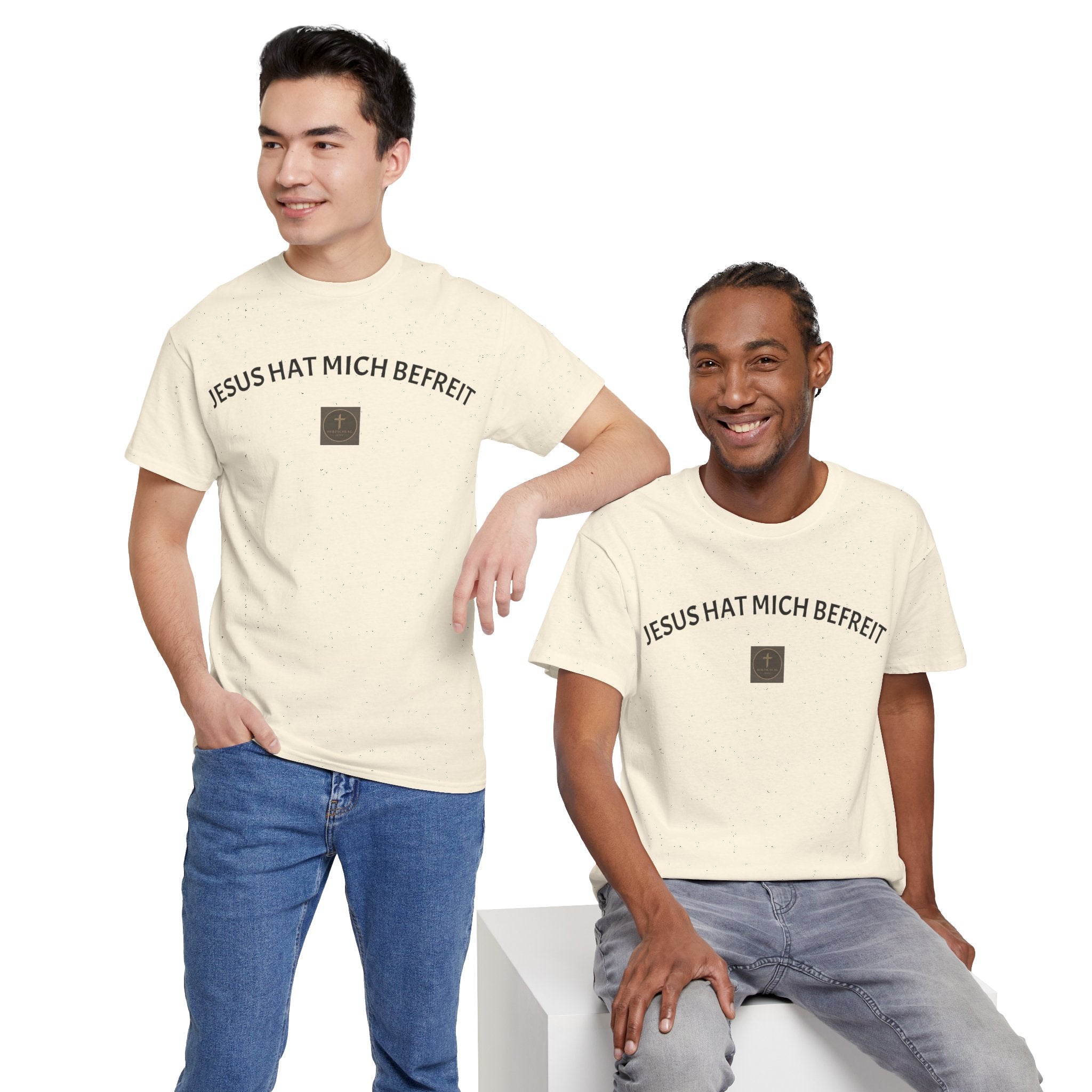 ,,Jesus hat mich befreit,, - Trage dein Zeugnis - T-Shirt