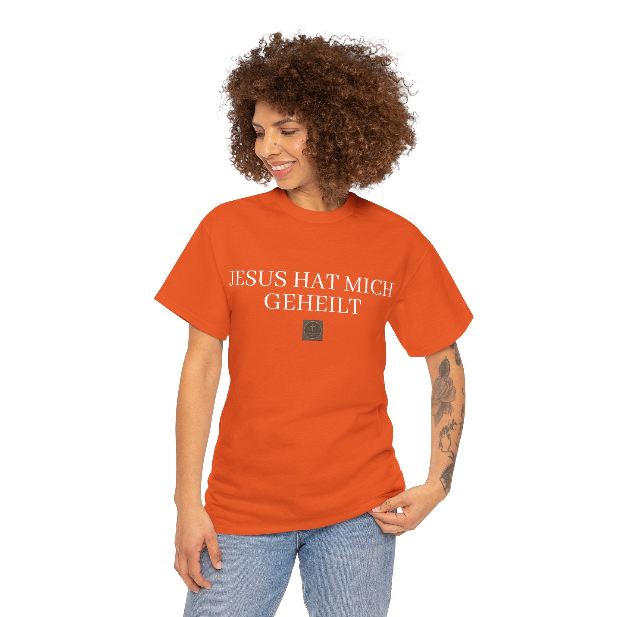 ,,Jesus hat mich geheilt,, - Trage dein Zeugnis - T-Shirt