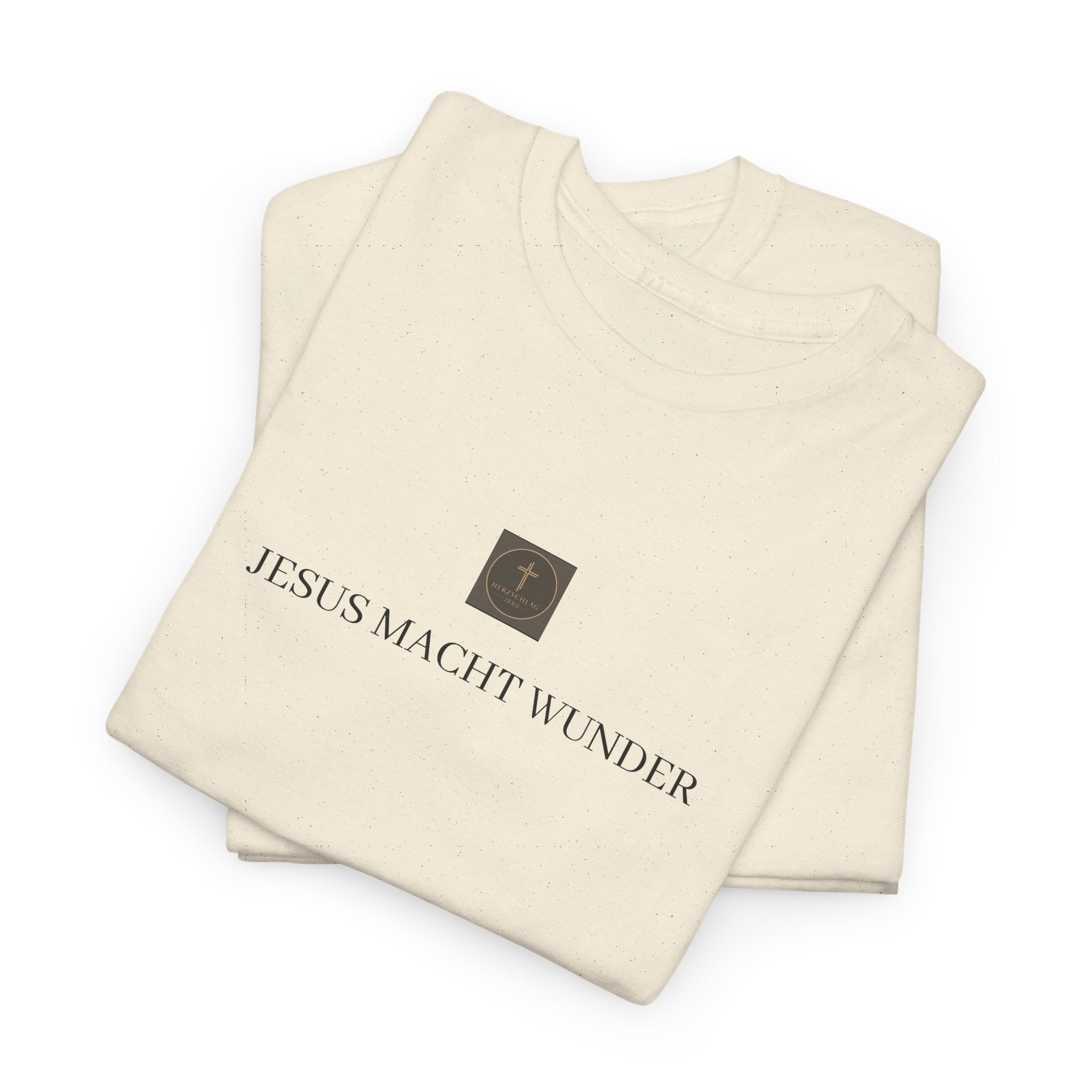 ,,JESUS MACHT WUNDER,, - Schlichtes T-Shirt