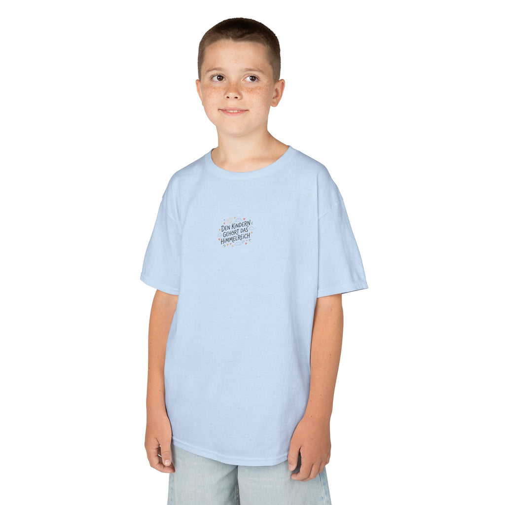 Kinder T‑Shirt — "Den Kindern gehört das Himmelreich"