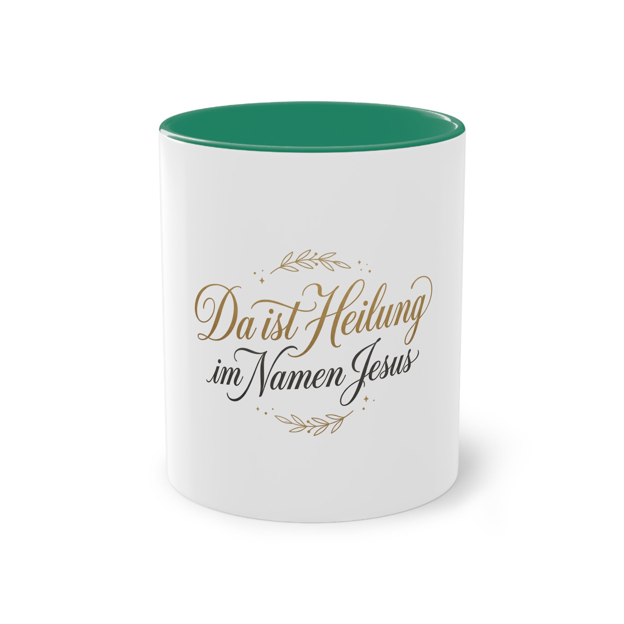 ,,Da ist Heilung im Namen Jesus,, Kaffee Tasse