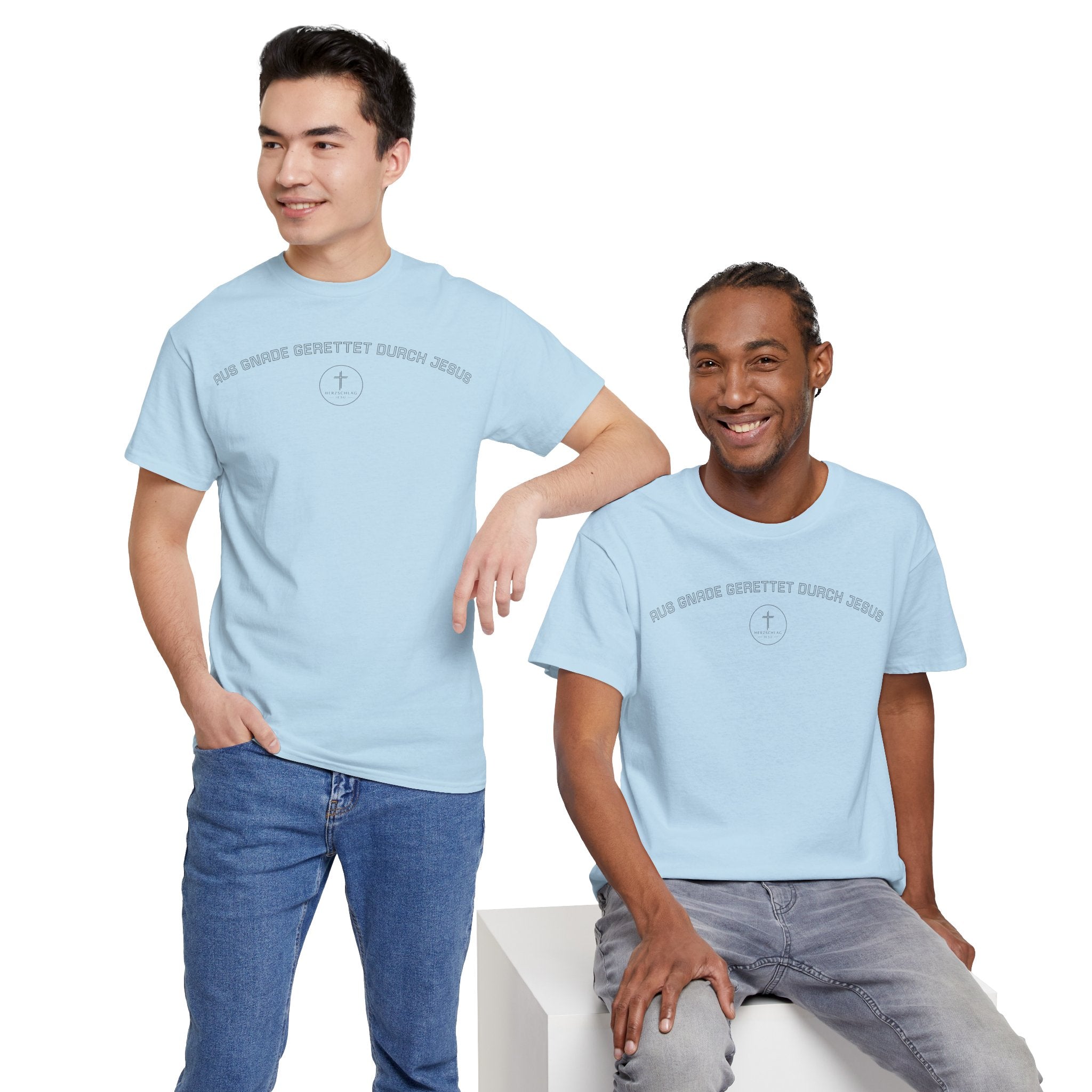 ,,Aus Gnade Gerettet durch Jesus,, T-Shirt