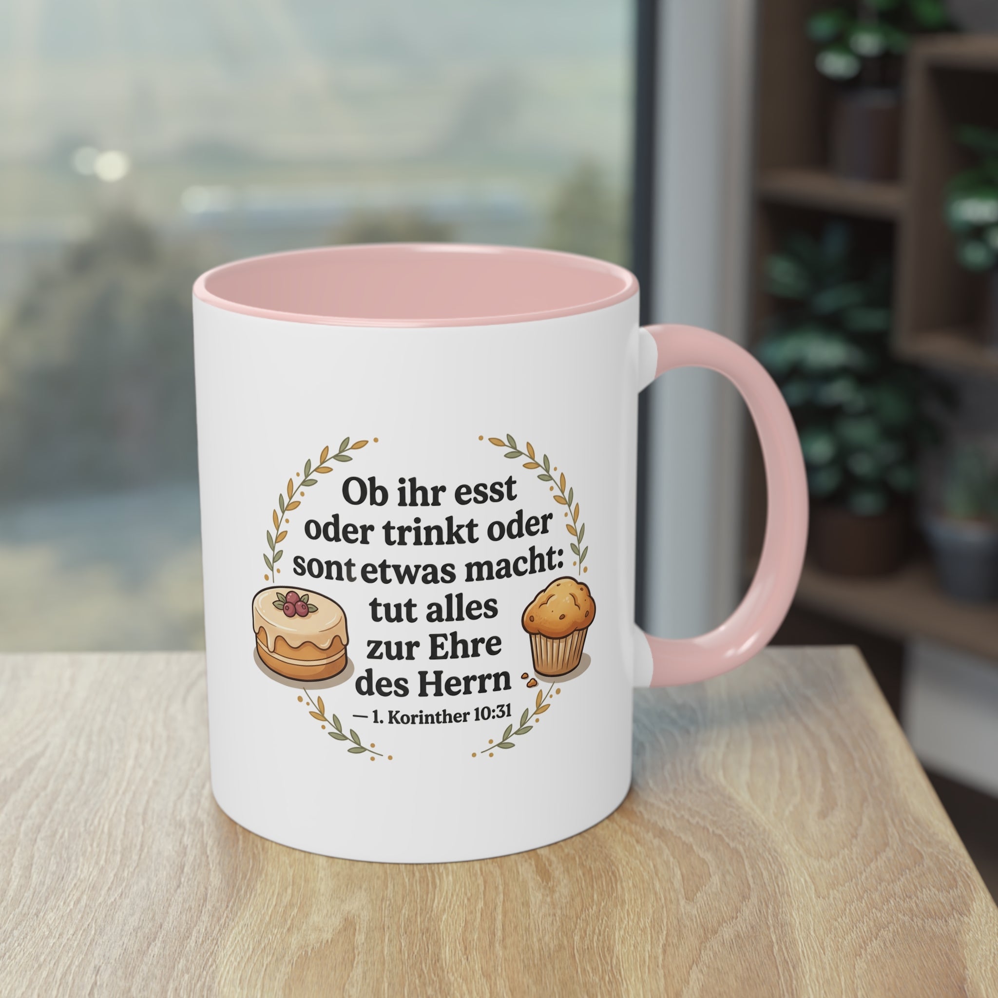 Kaffee Tasse - 1.Korinther 10:31 Ob ihr esst oder trinkt oder sonst etwas macht tut alles zur ehre des Herrn