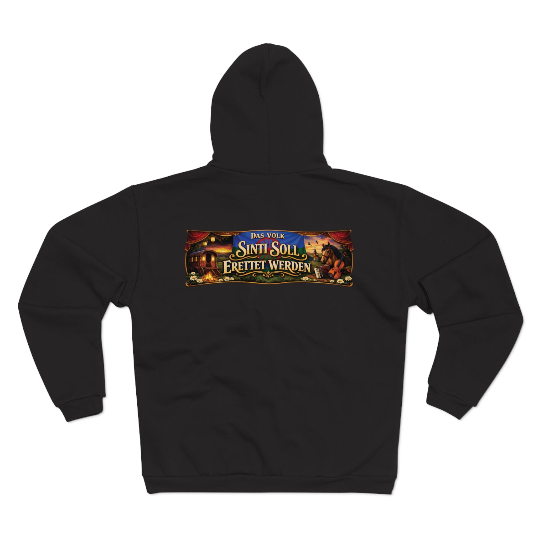 ,,Das Volk Sinti soll Errettet werden,,  Design Zip Hoodie