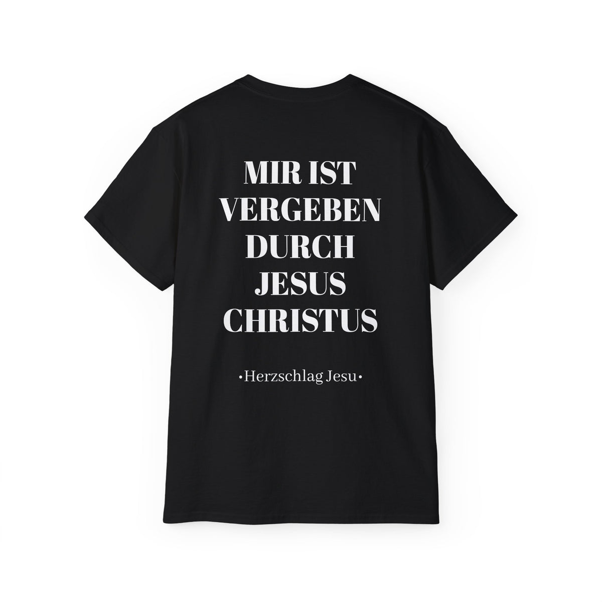 Heavyweight T-Shirt - Mir ist vergeben durch Jesus Christus