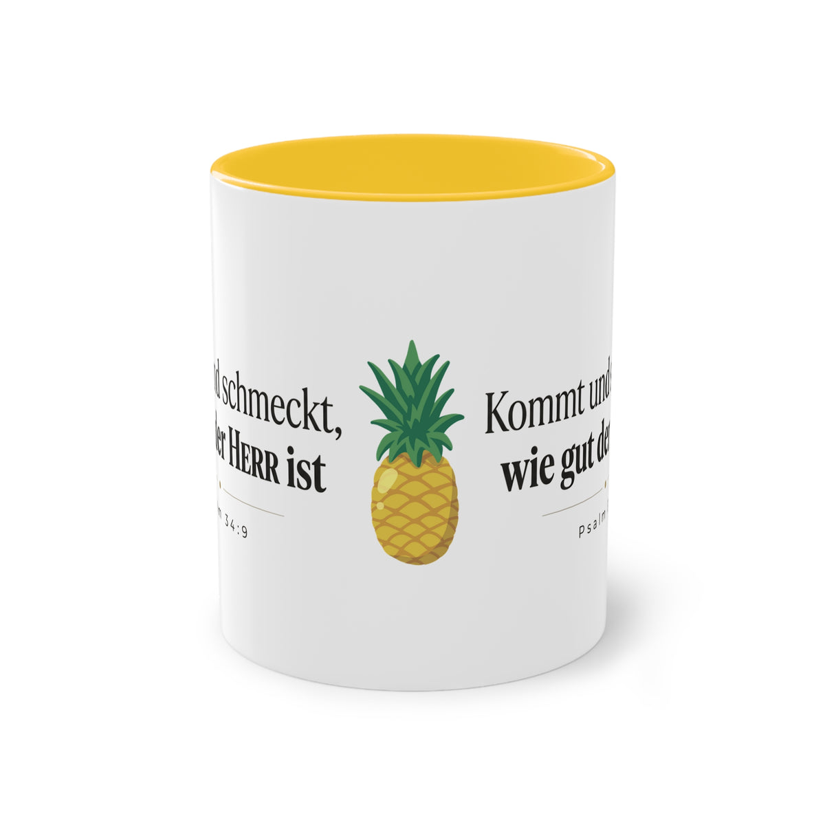 Kaffee Tasse - Kommt und schmeckt wie gut der Herr ist Psalm 34:9