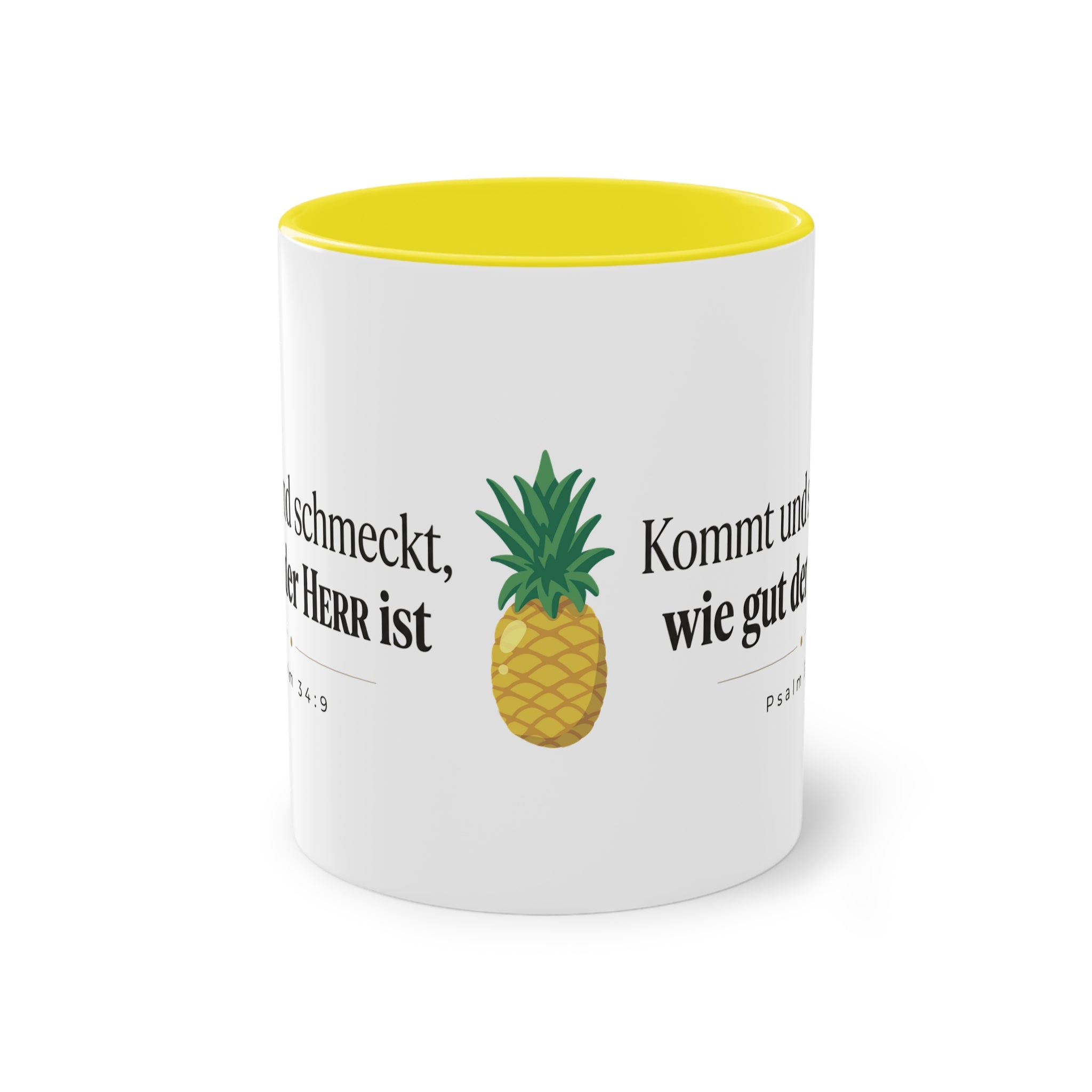 Kaffee Tasse - Kommt und schmeckt wie gut der Herr ist Psalm 34:9