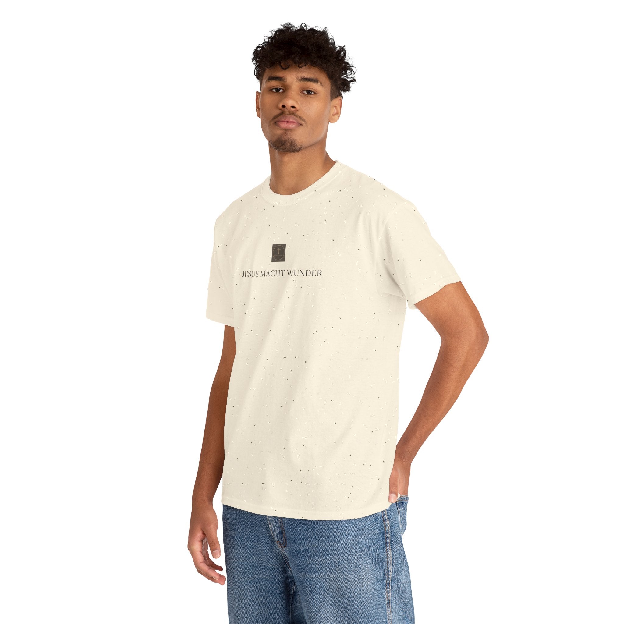 ,,JESUS MACHT WUNDER,, - Schlichtes T-Shirt