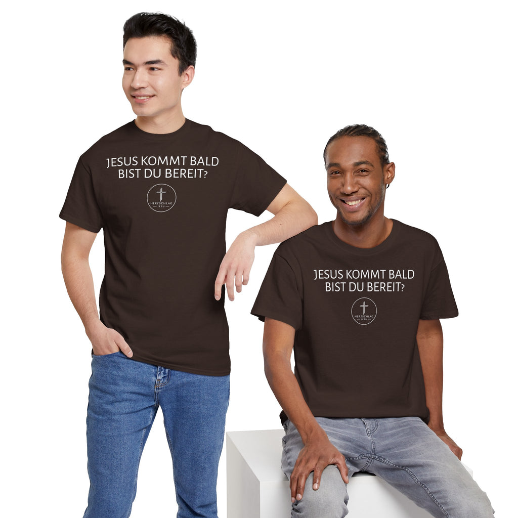 ,,Jesus kommt bald bist du bereit?,, - T-Shirt