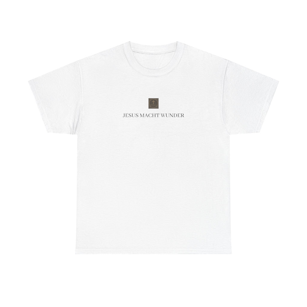 ,,JESUS MACHT WUNDER,, - Schlichtes T-Shirt