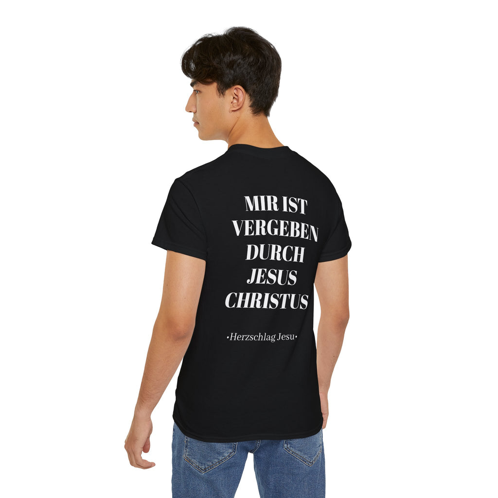Heavyweight T-Shirt - Mir ist vergeben durch Jesus Christus