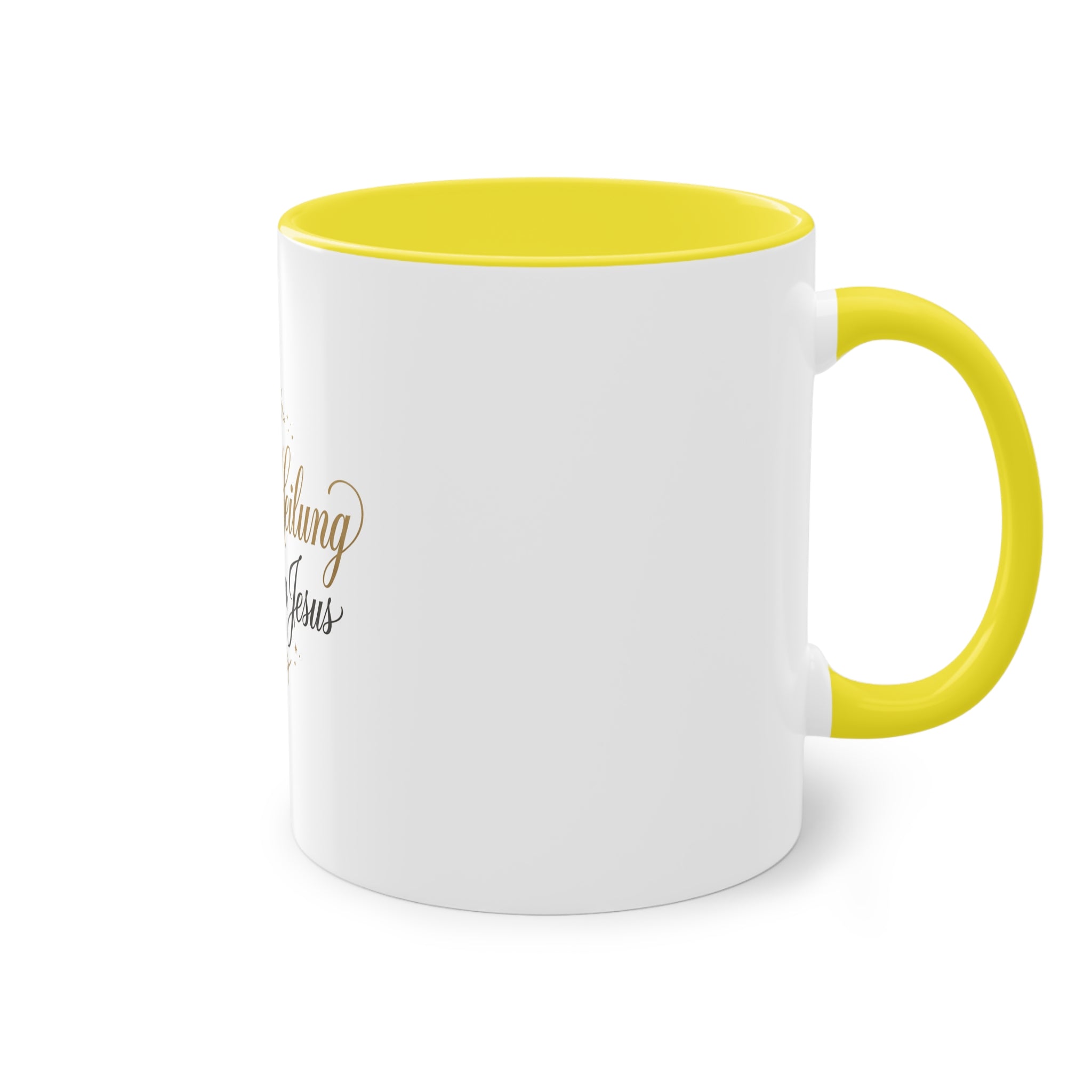 ,,Da ist Heilung im Namen Jesus,, Kaffee Tasse