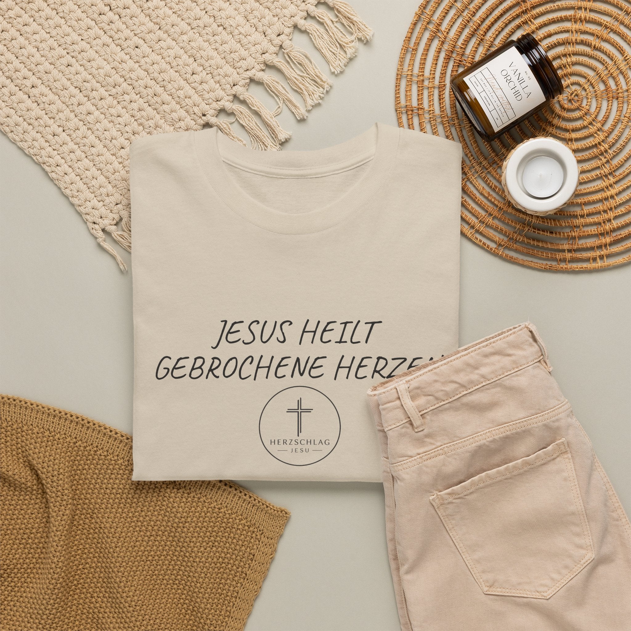 Jesus heilt gebrochene Herzen T-Shirt