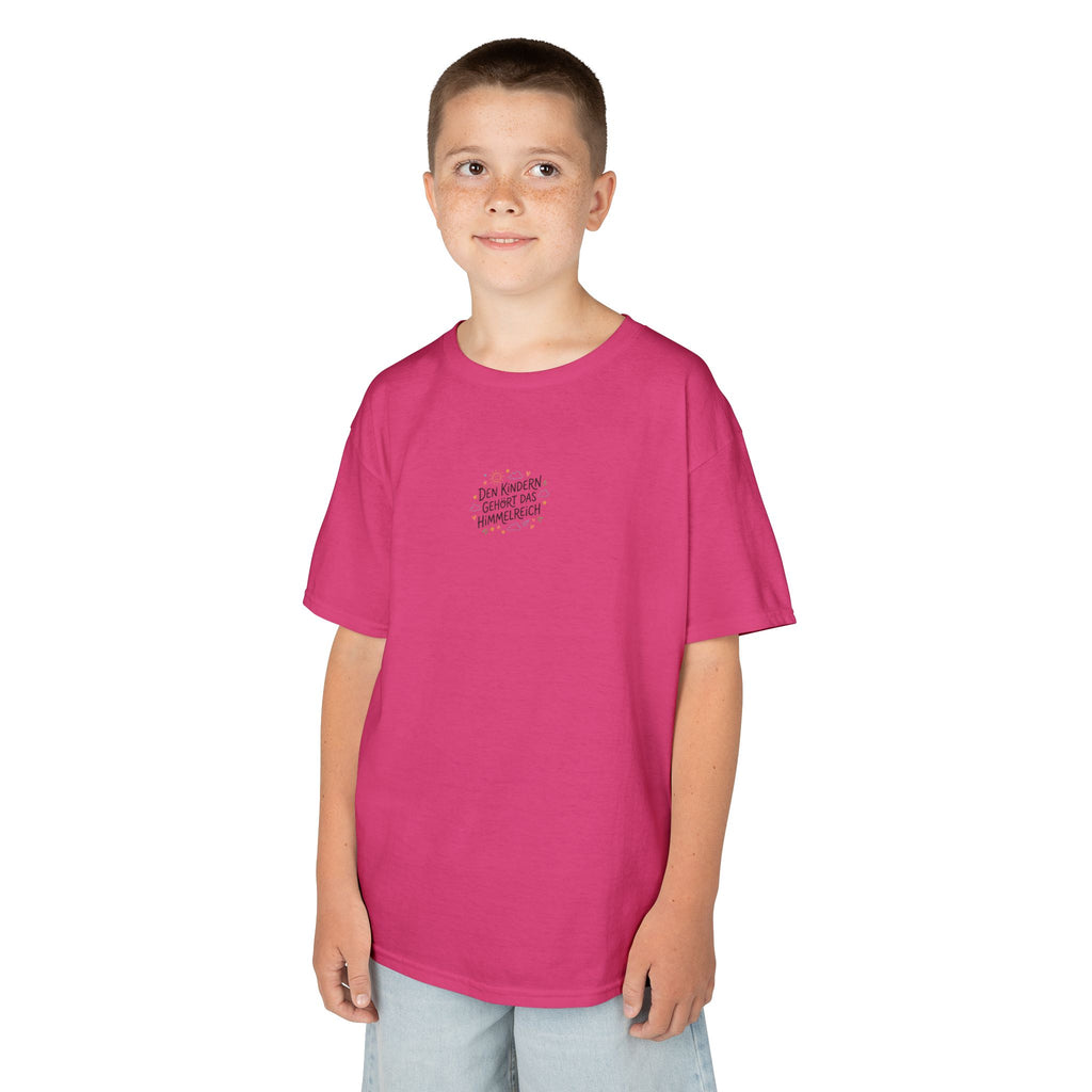 Kinder T‑Shirt — "Den Kindern gehört das Himmelreich"