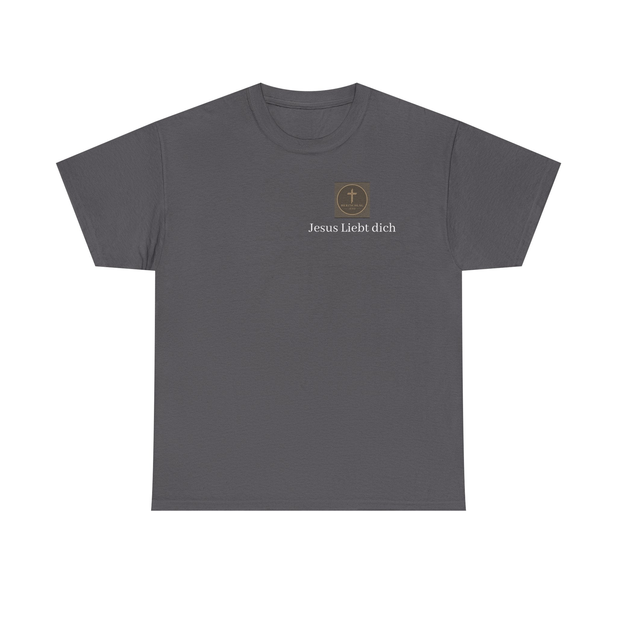 ,,Jesus Liebt dich,, - T-Shirt mit Herzschlag Jesu Logo