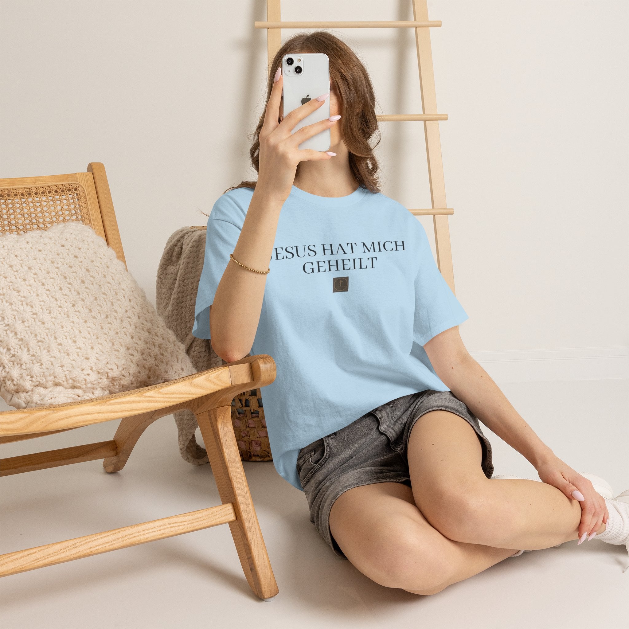 ,,Jesus hat mich geheilt,, - Trage dein Zeugnis - T-Shirt