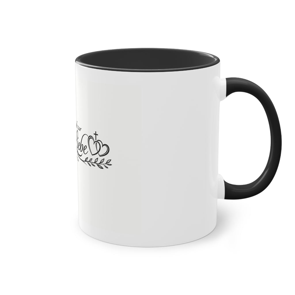 Komm zurück zur ersten Liebe Offenbarung 2,4 Design Tasse