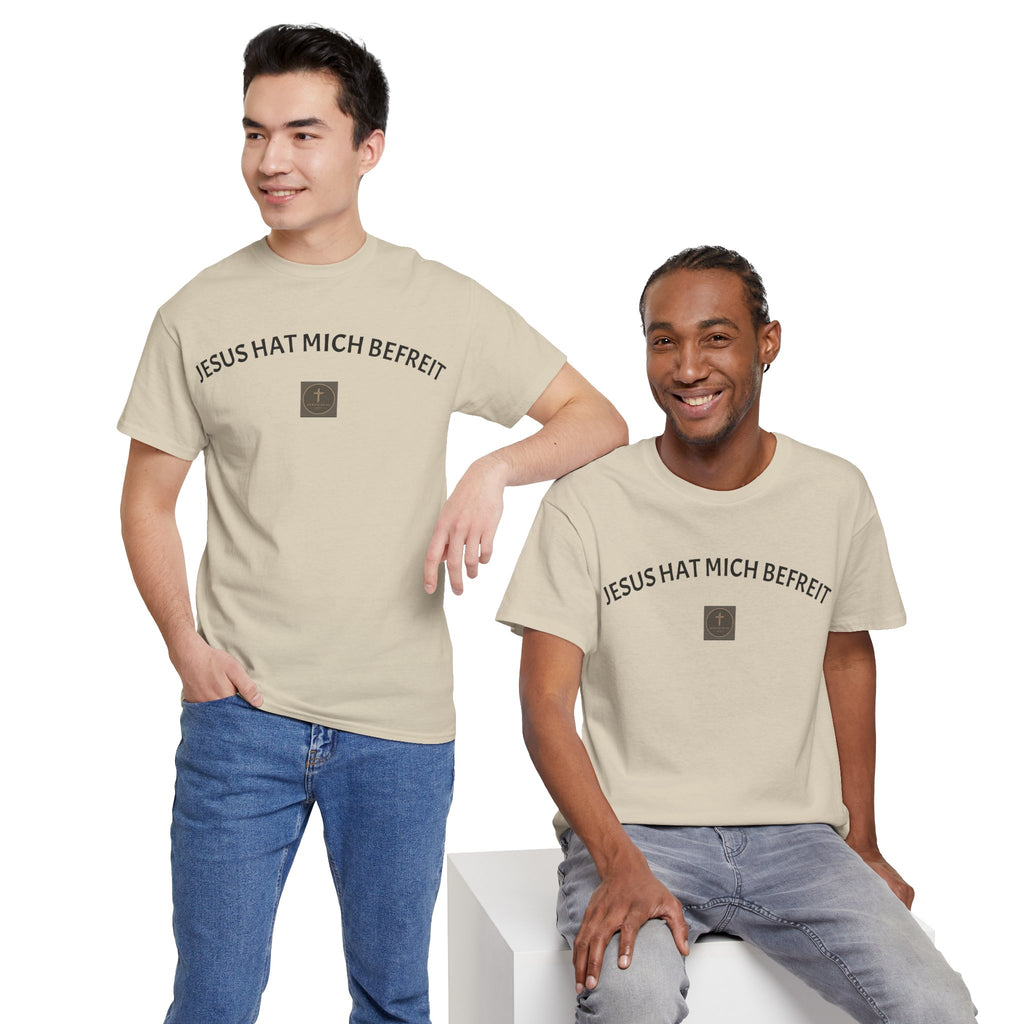 ,,Jesus hat mich befreit,, - Trage dein Zeugnis - T-Shirt