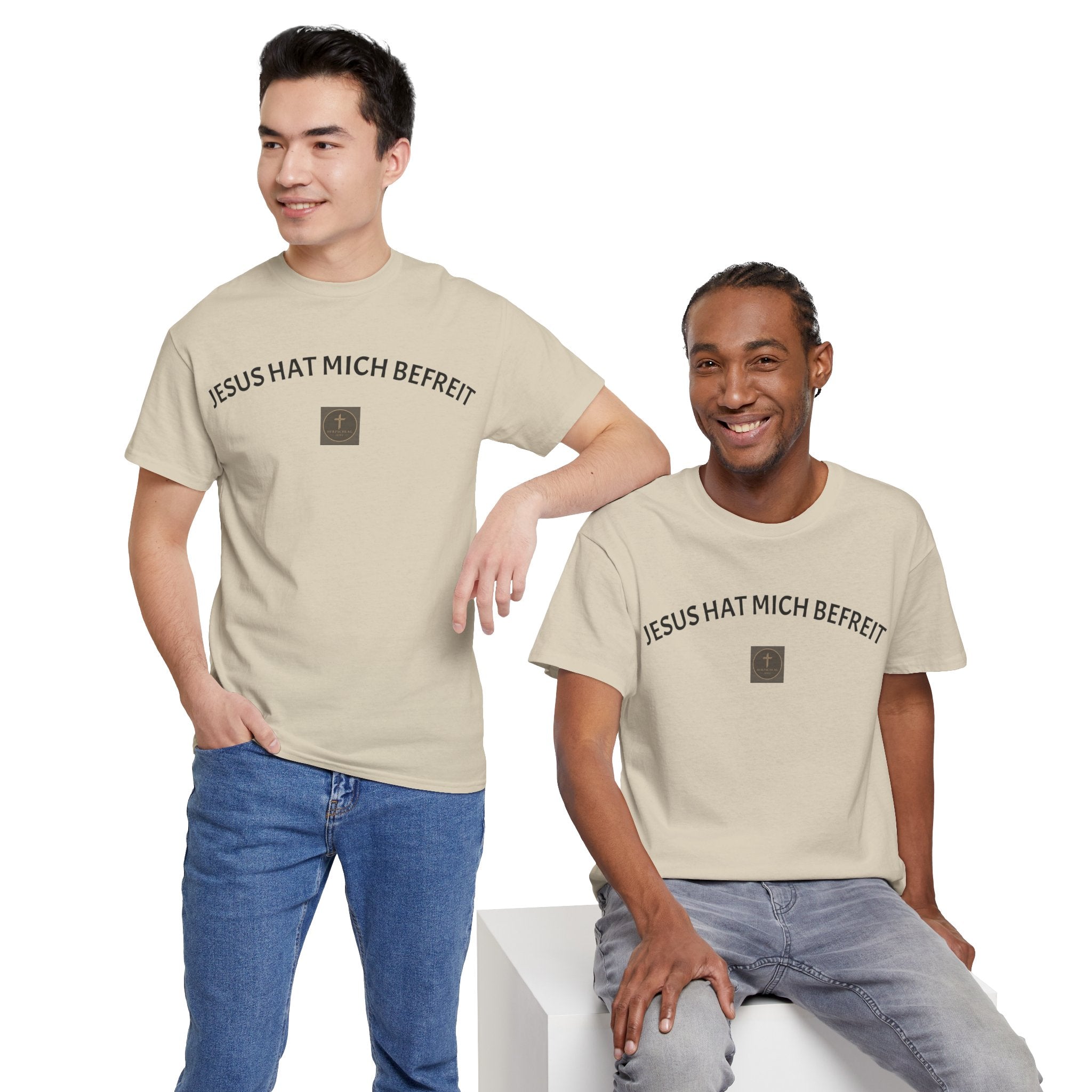 ,,Jesus hat mich befreit,, - Trage dein Zeugnis - T-Shirt