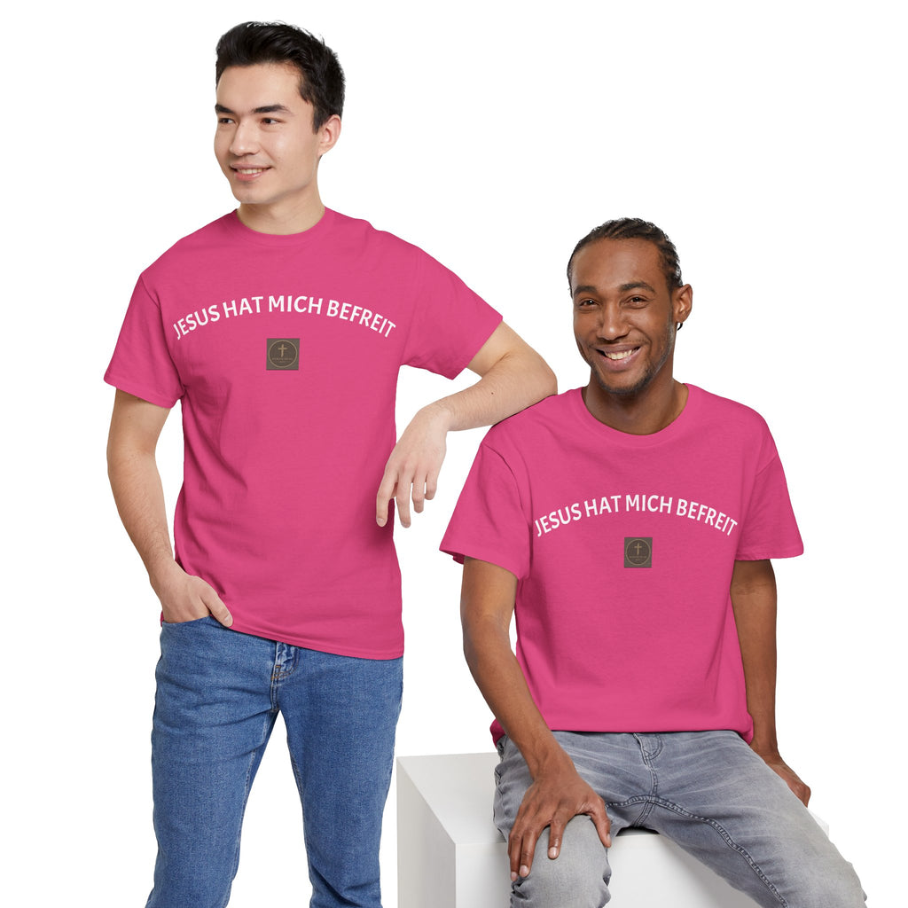 ,,Jesus hat mich befreit,, - Trage dein Zeugnis - T-Shirt