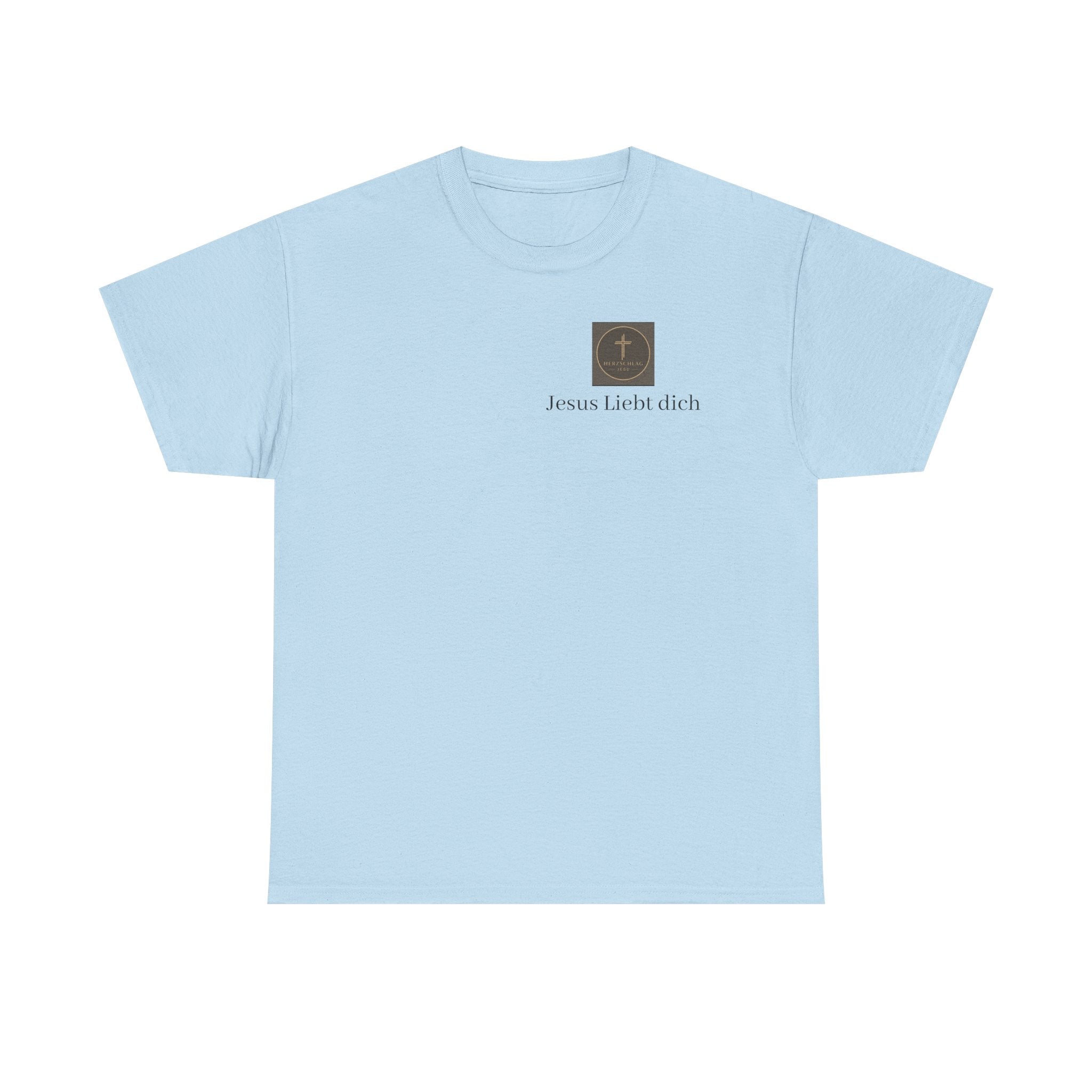 ,,Jesus Liebt dich,, - T-Shirt mit Herzschlag Jesu Logo