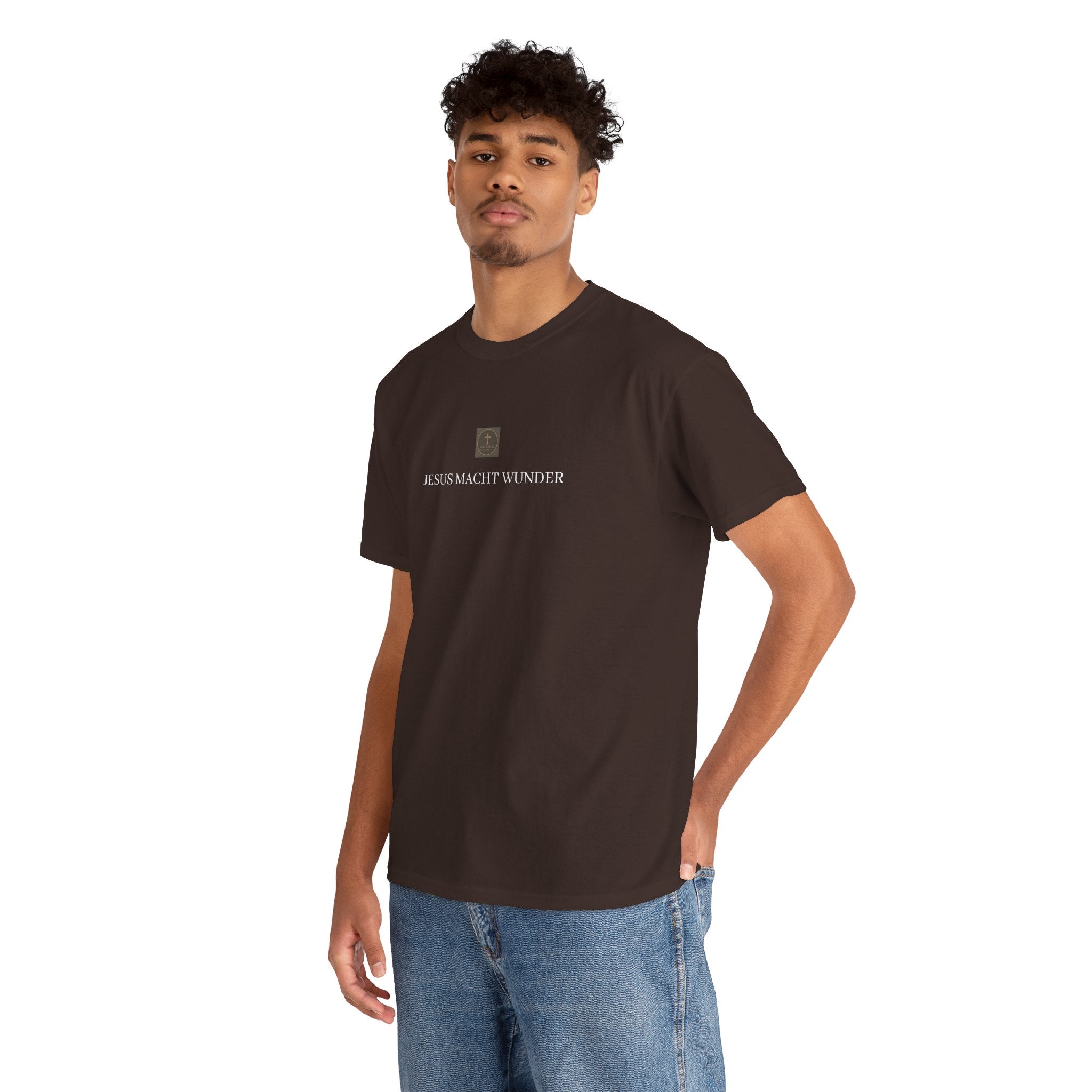 ,,JESUS MACHT WUNDER,, - Schlichtes T-Shirt