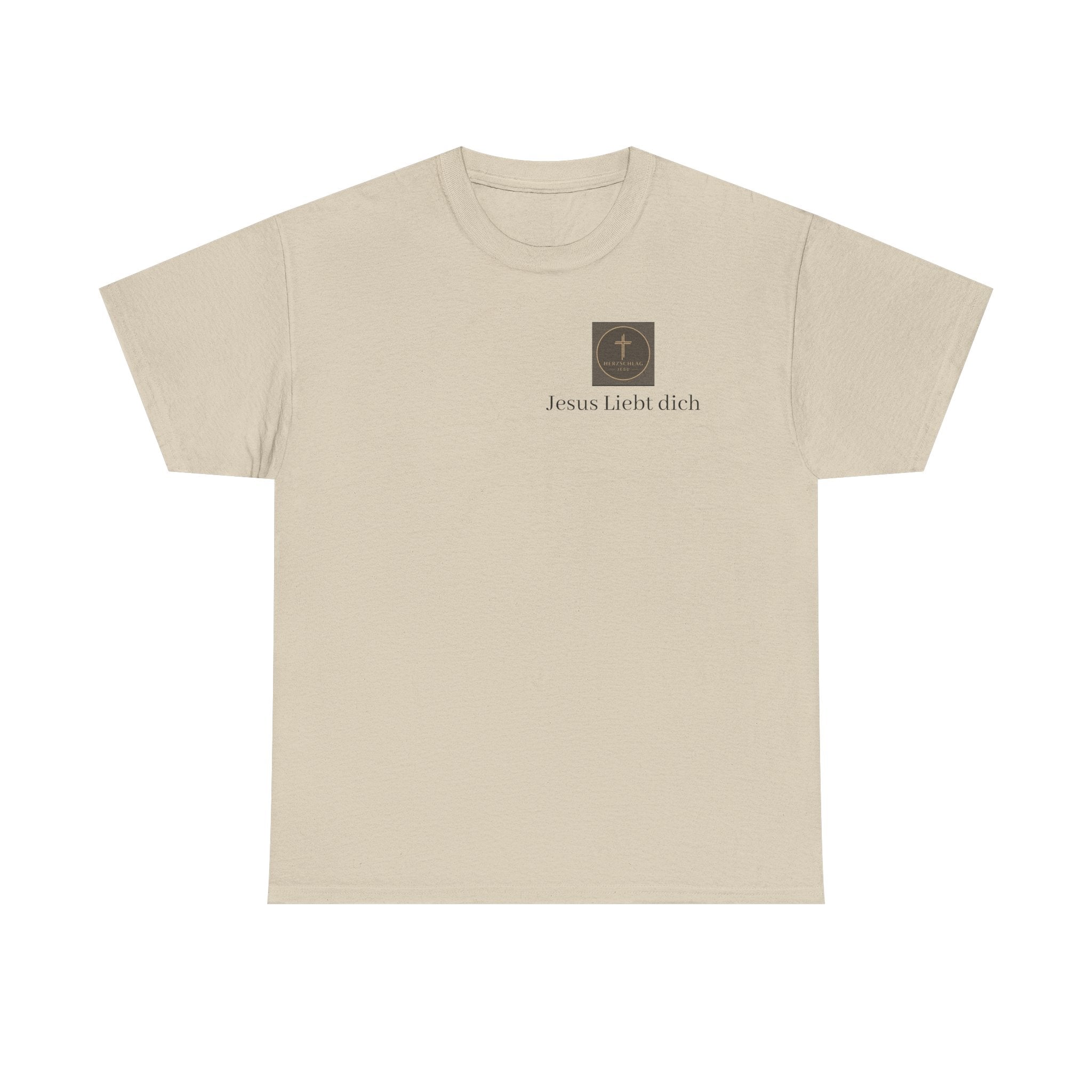 ,,Jesus Liebt dich,, - T-Shirt mit Herzschlag Jesu Logo