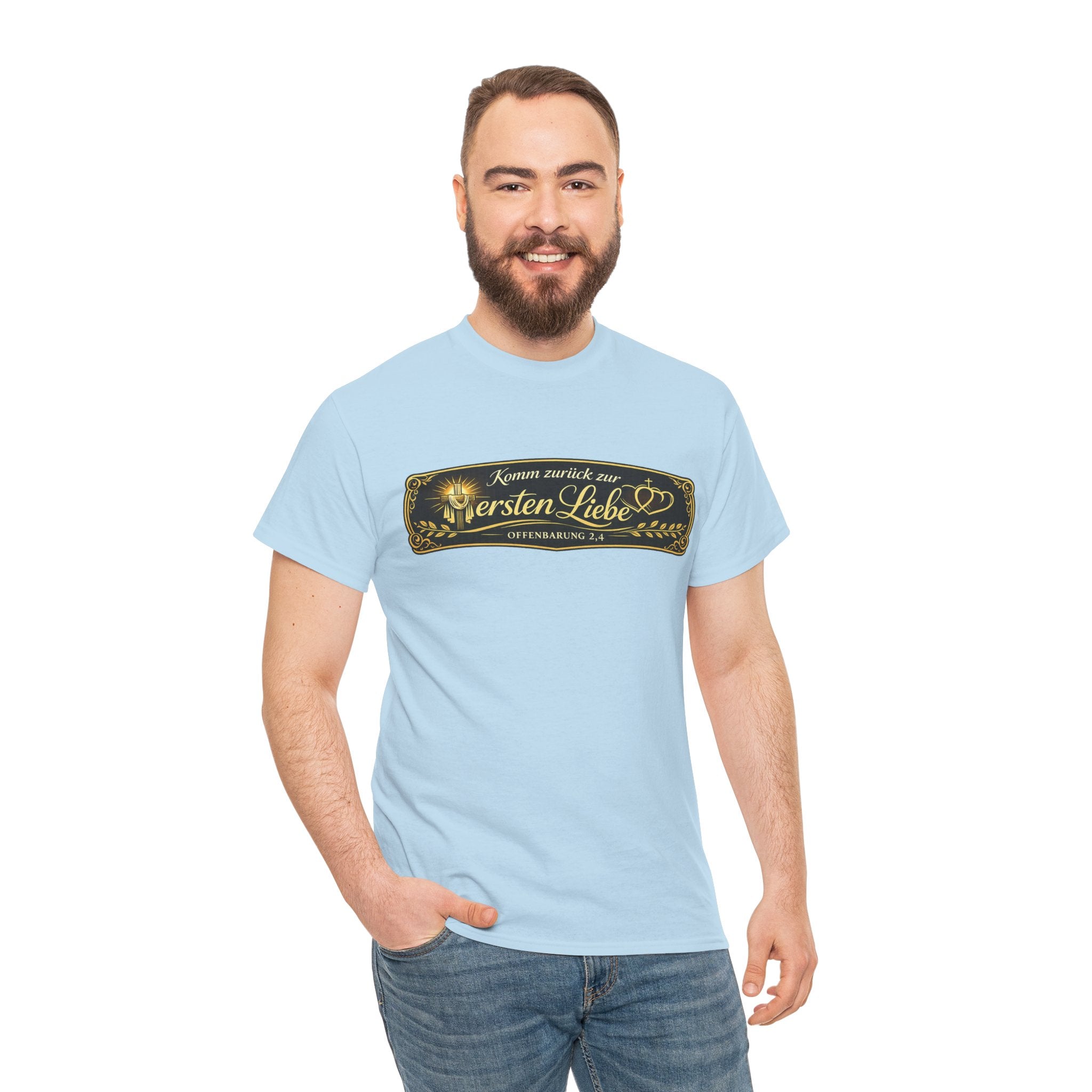,,Komm zurück zur ersten Liebe,, Offenbarung 2,4 Design T-Shirt