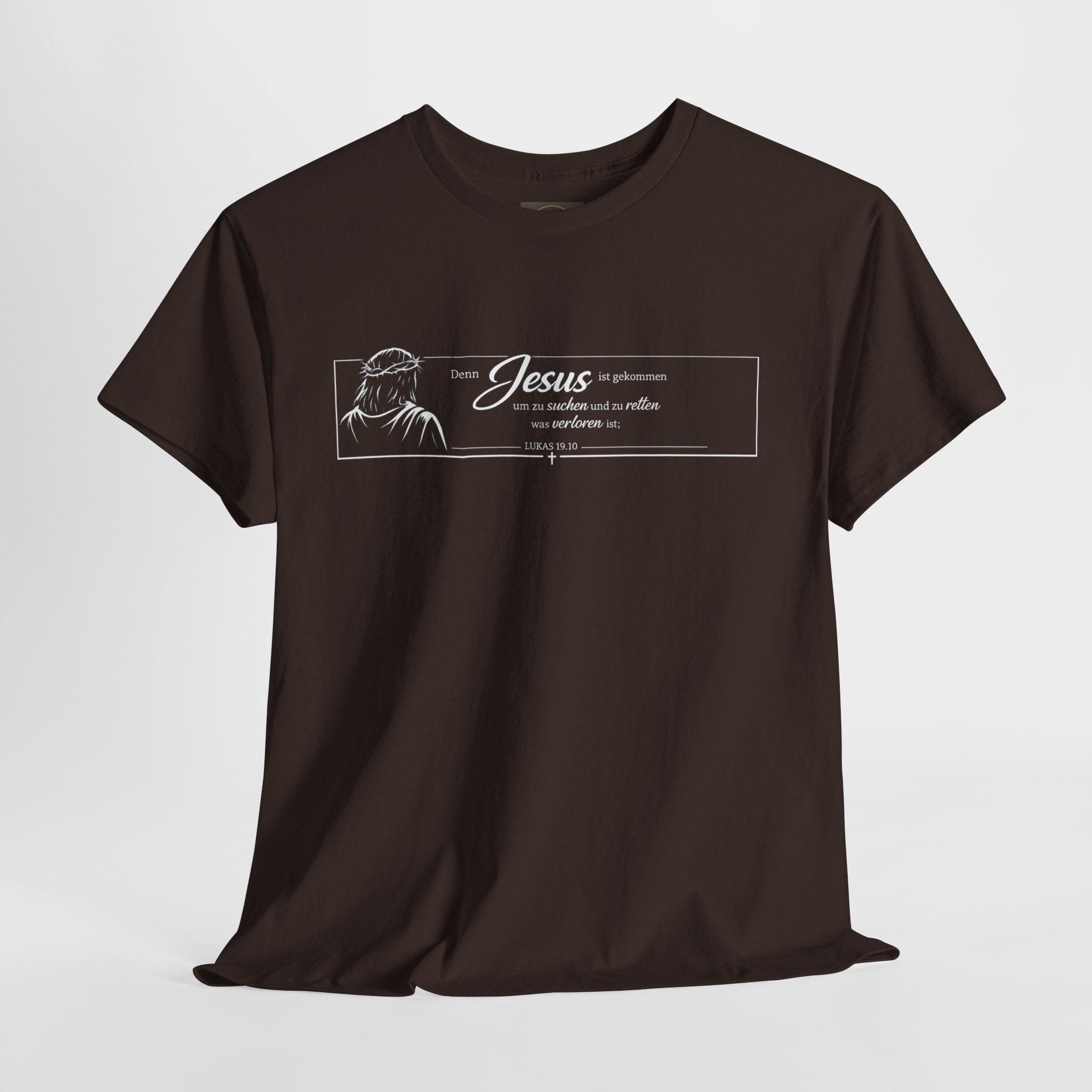 Lukas 19:10 ..Denn Jesus ist gekommen um zu suchen und zu retten was verloren ist,, Design T-Shirt